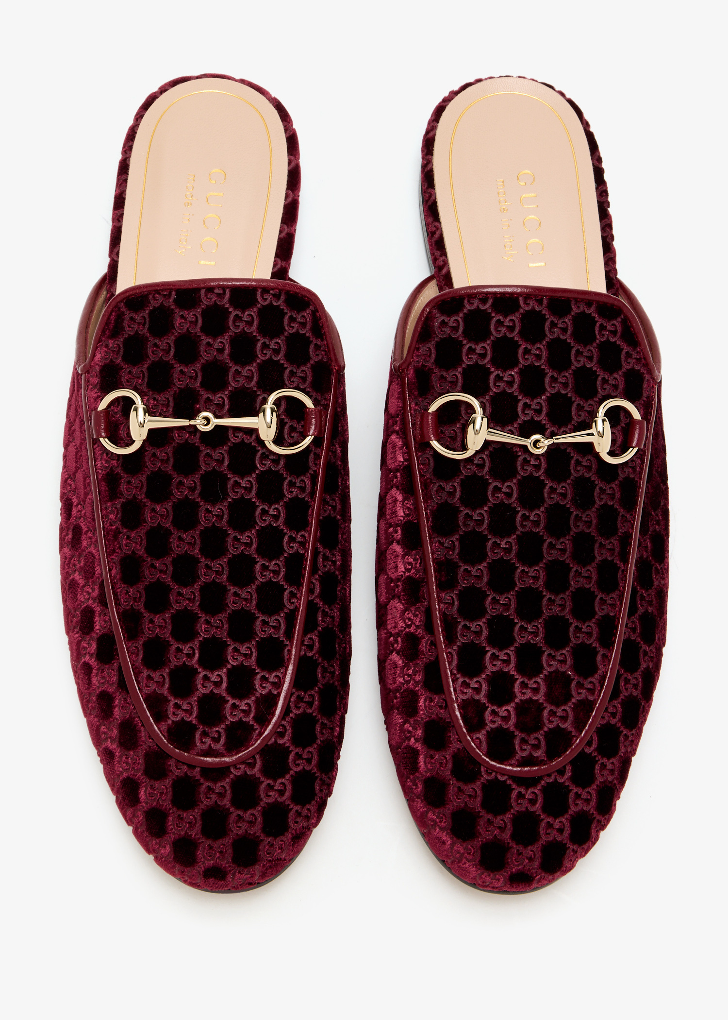 サンダル・ミュール Gucci Burgundy Gg Fabric Slippers 楽天市場】グッチ サンダル（ミュール｜レディース靴）：靴の通販