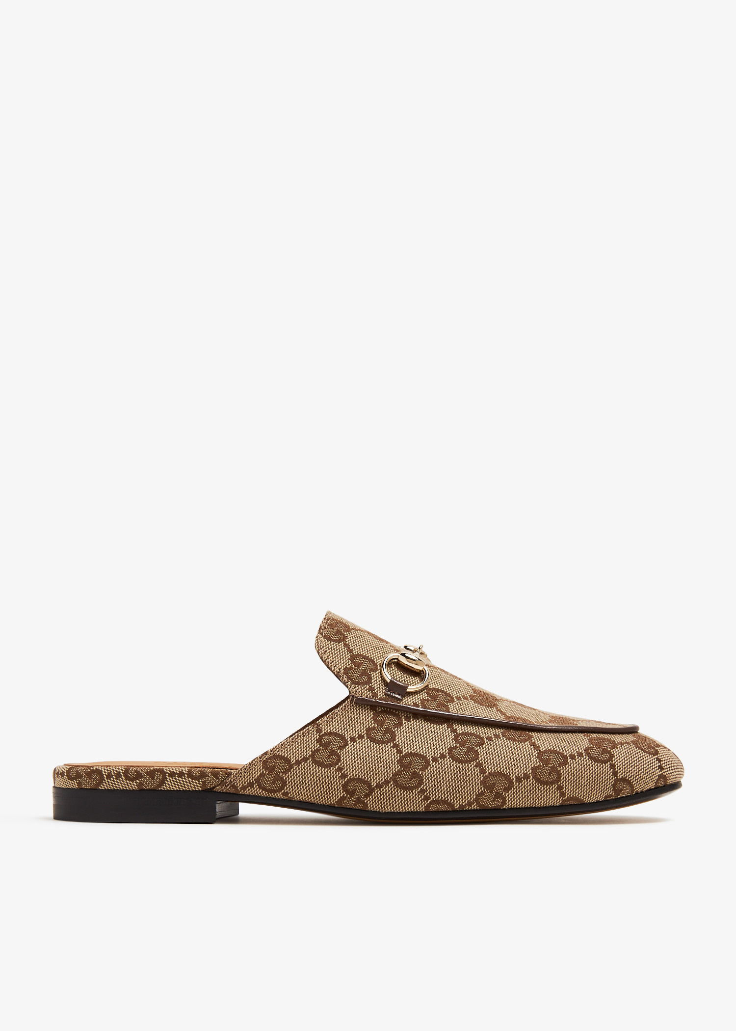 Gucci Princetown GG slippers for Women - Printed in UAE | Level Shoes