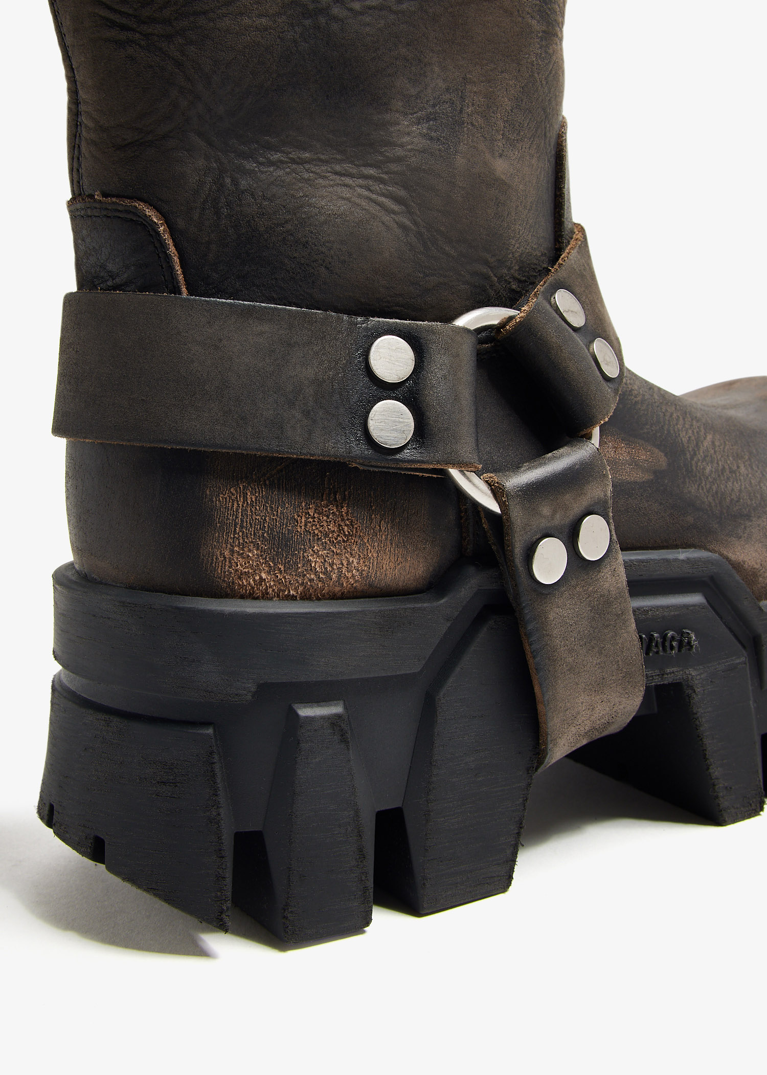 Balenciaga Bulldozer Harness boots for Women - Black in USA