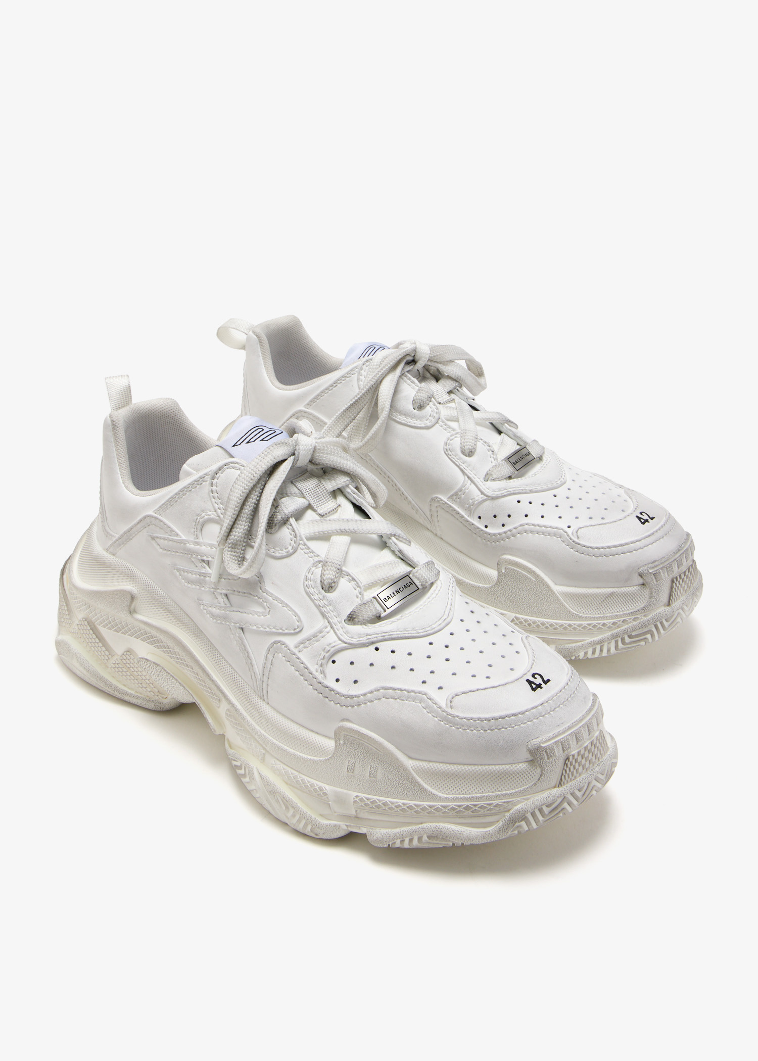 Balenciaga Triple S Sporty sneakers for Men - White in UAE
