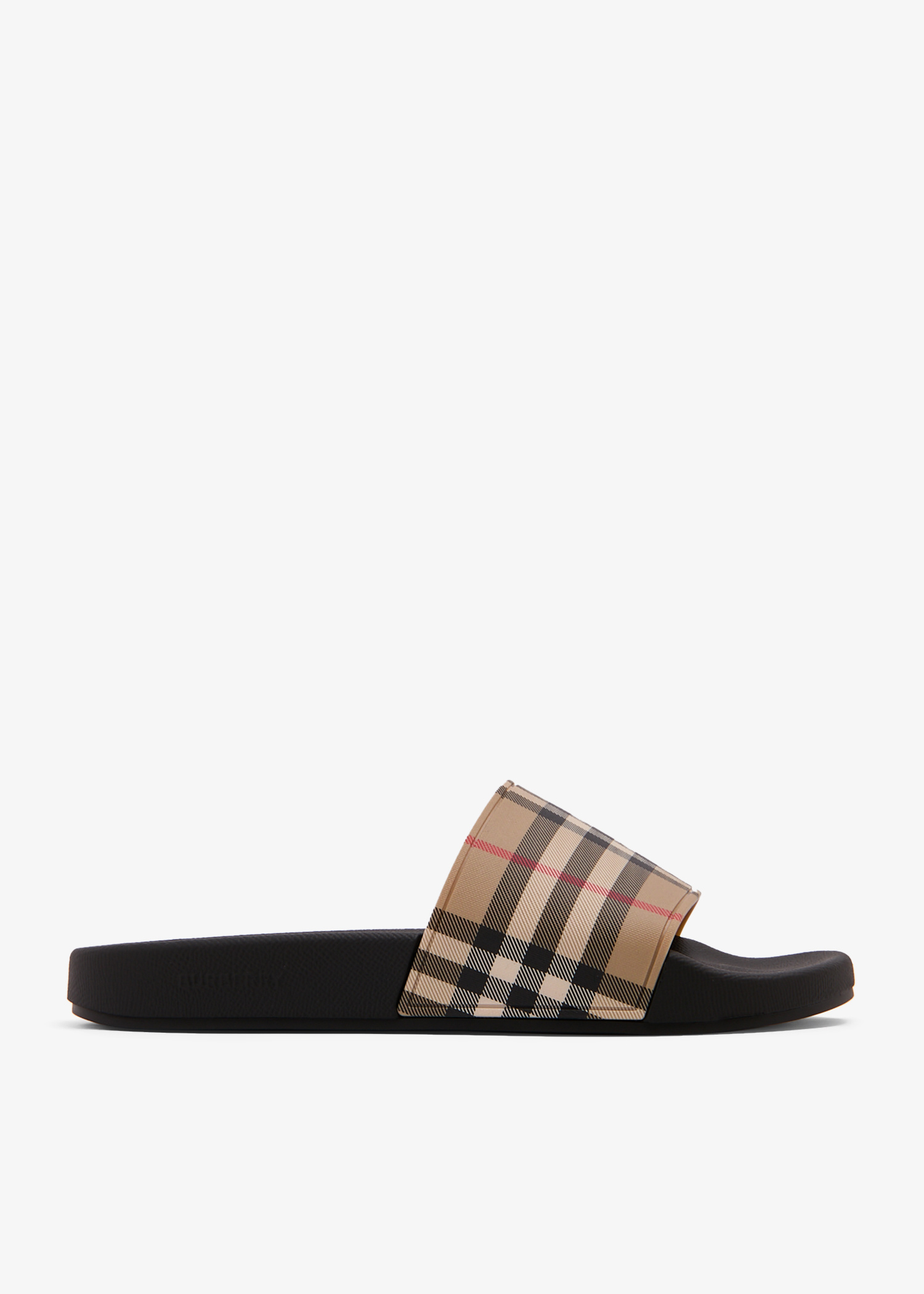 新品 BURBERRY 8057037 A7028 /37(24cm) Burberry Furley slides for Women - Beige in USA | Level Shoes