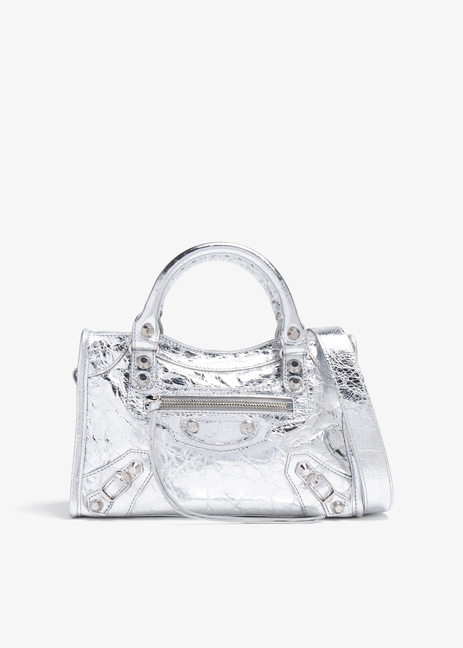 Balenciaga Le City mini bag for Women - Silver in KSA