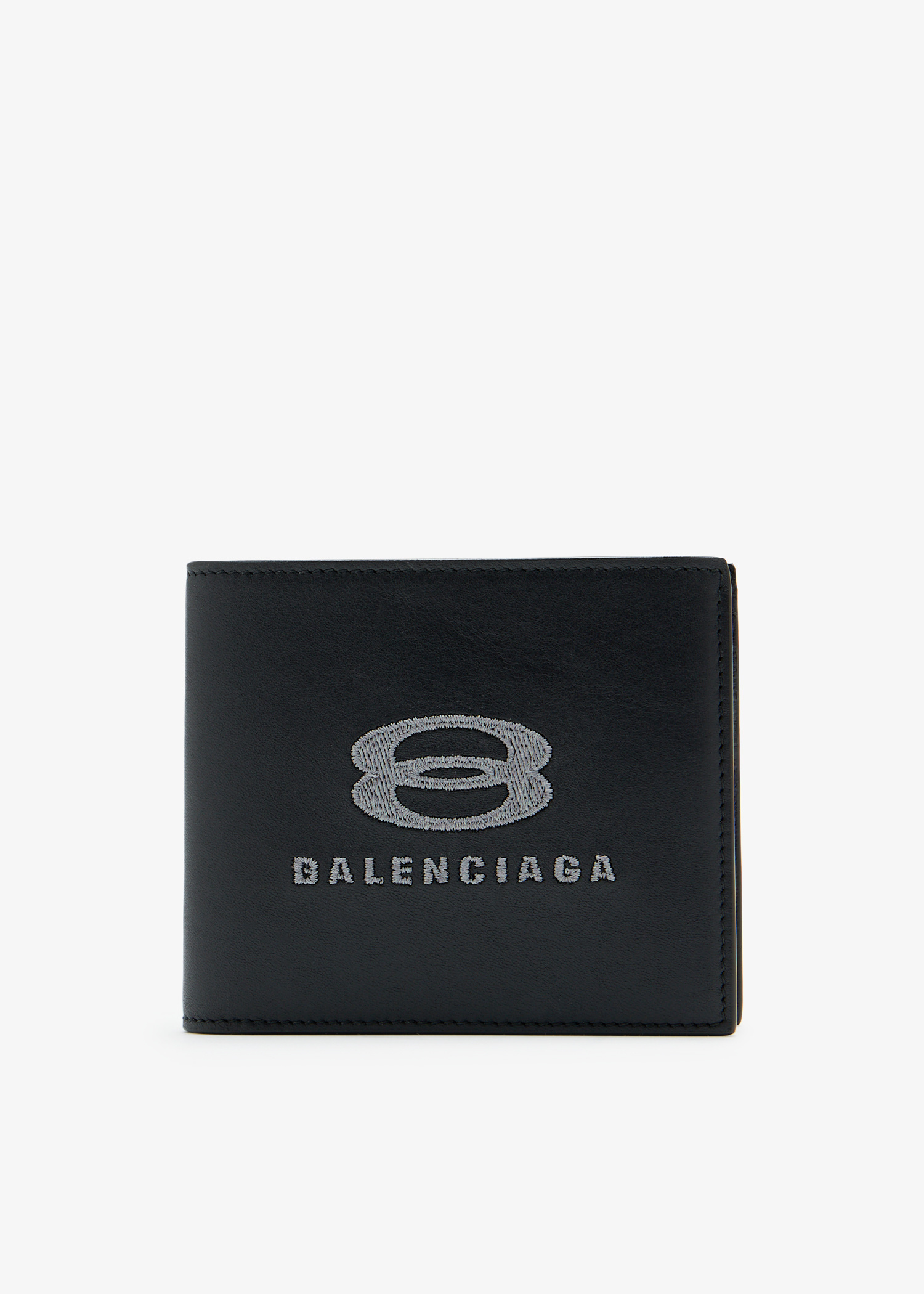 Balenciaga Cash square folded wallet for Men - Black in UAE