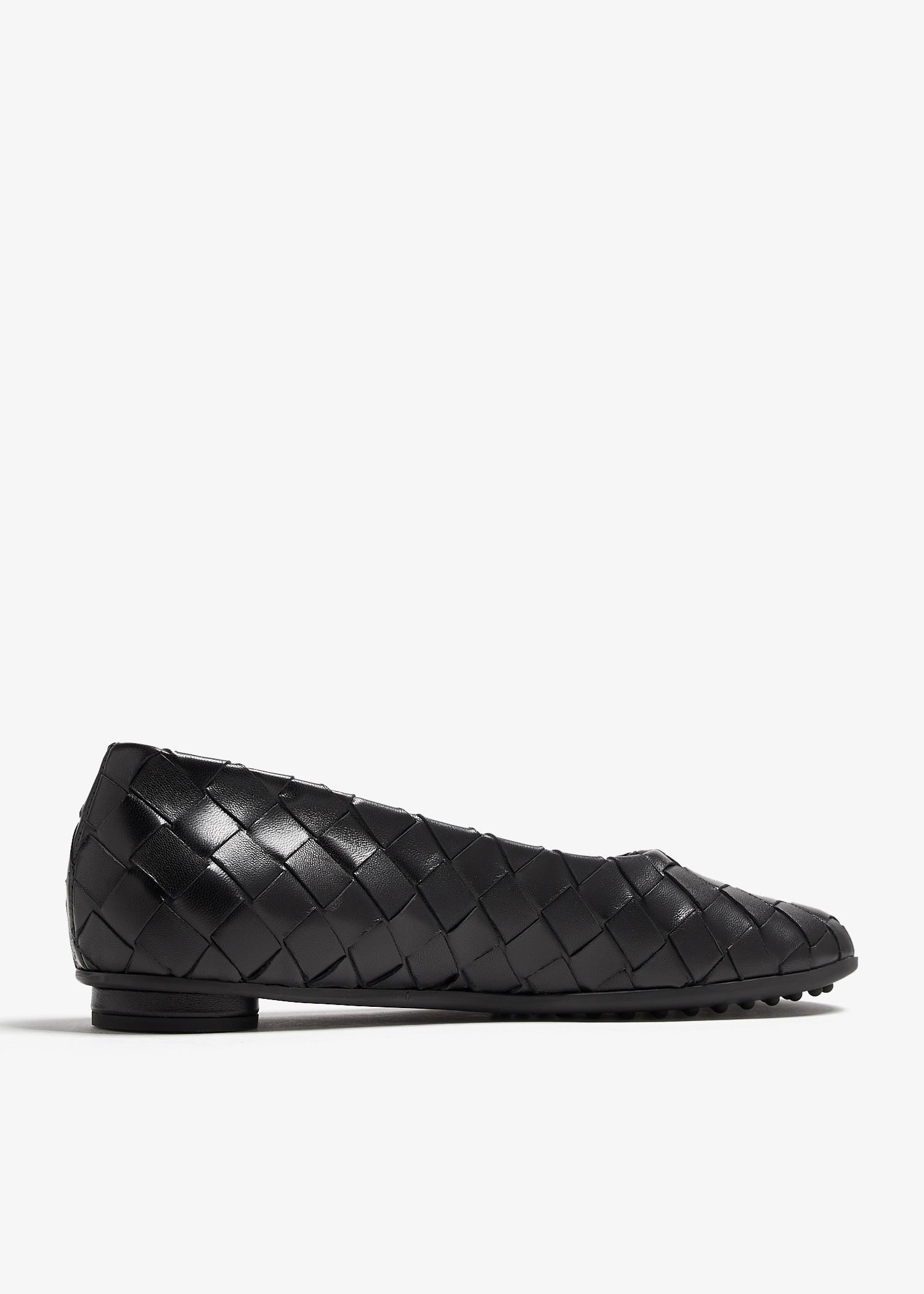 Bottega Veneta Atomic ballerinas for Women - Black in KSA