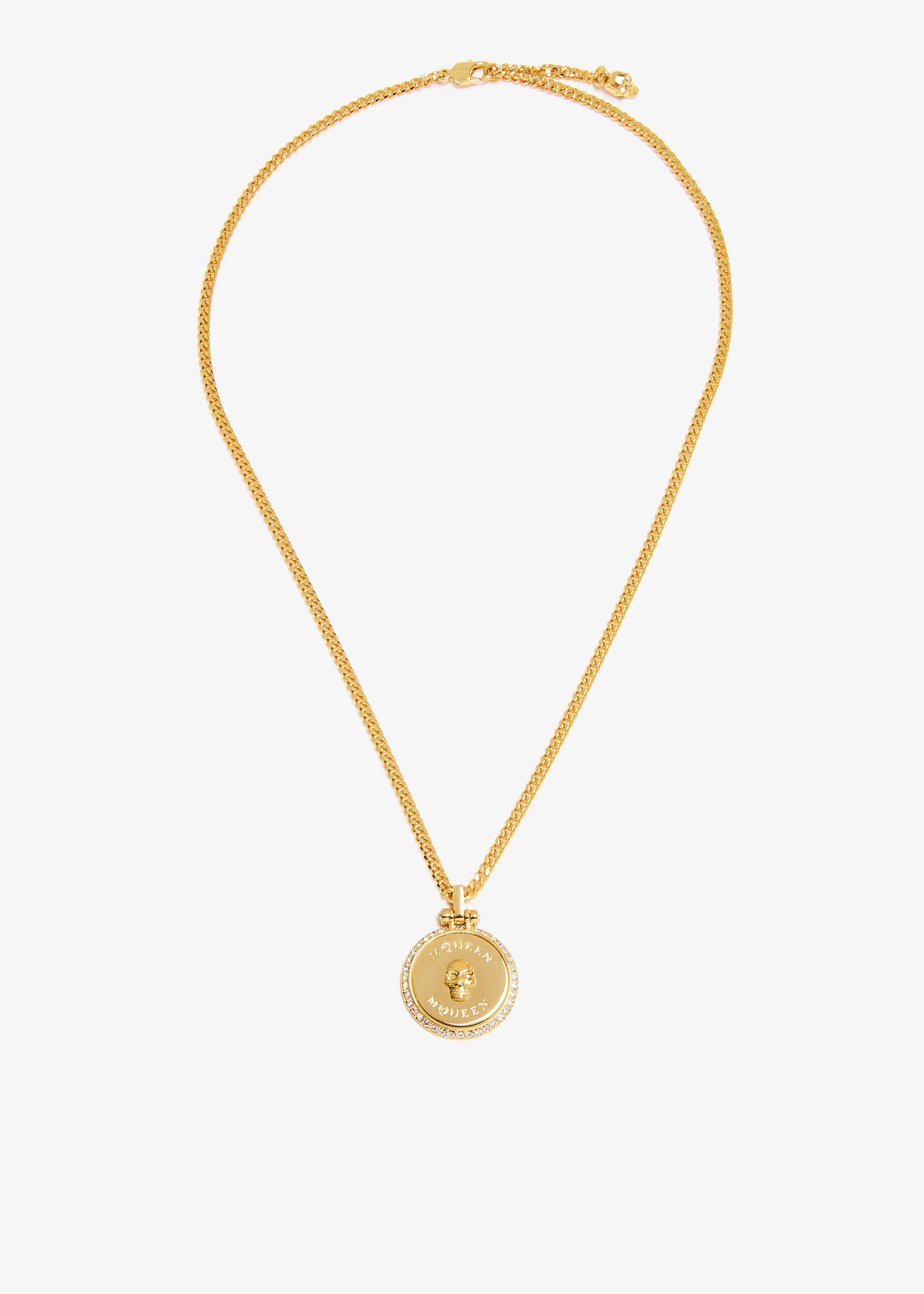 McQueen Sovereign Skull necklace for Women - Gold in UAE