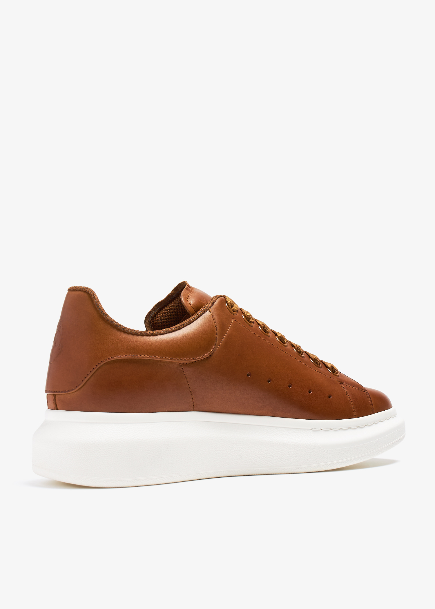 スニーカー Oversize Sneakers - Alexander McQueen - Leather - Khaki Alexander McQueen Men's Oversized Sneakers in Khaki