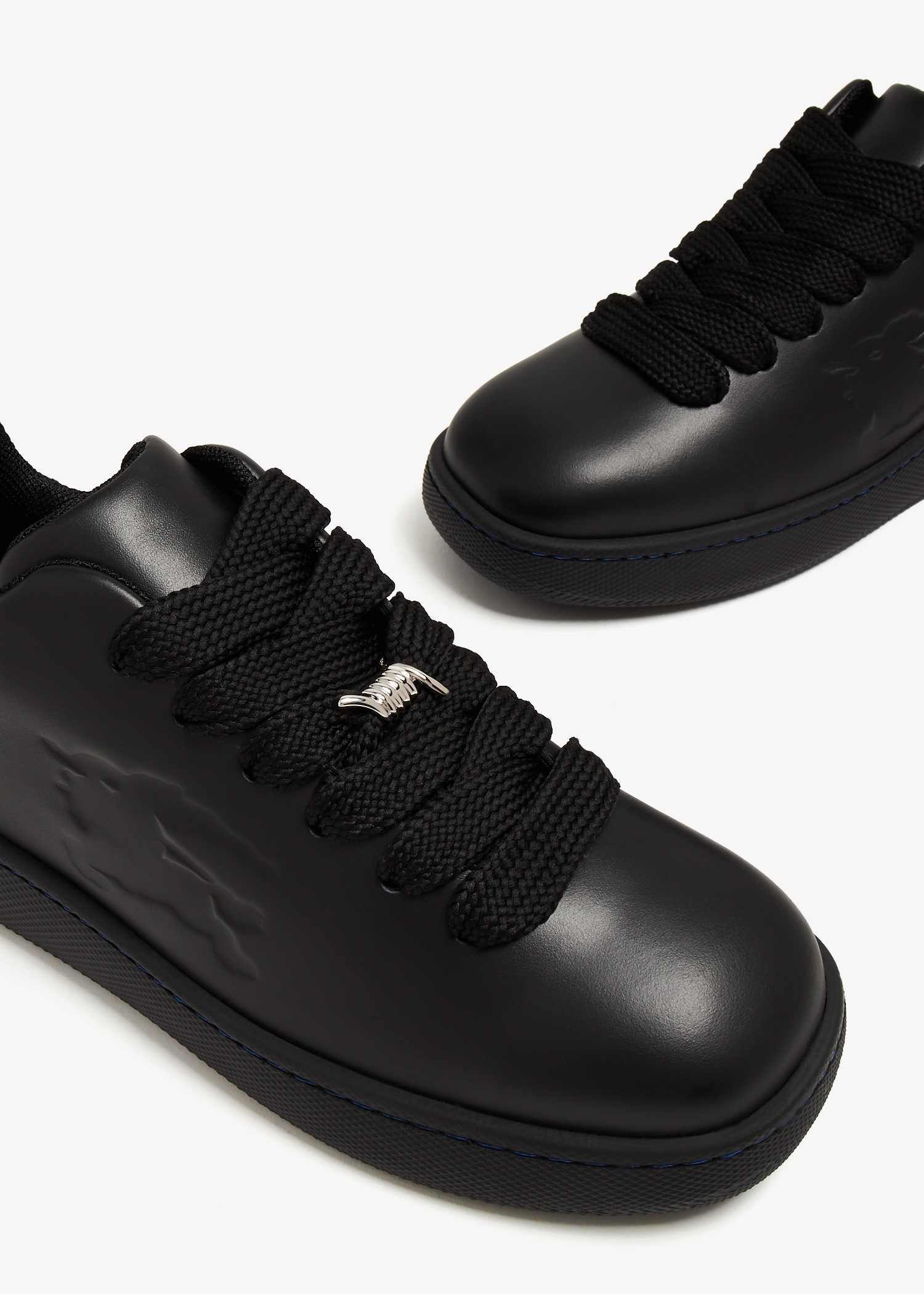 スニーカー Burberry LF Box Sneakers - Burberry - Leather - Black Burberry Men's Leather Box Low-Top Sneakers - Bergdorf Goodman