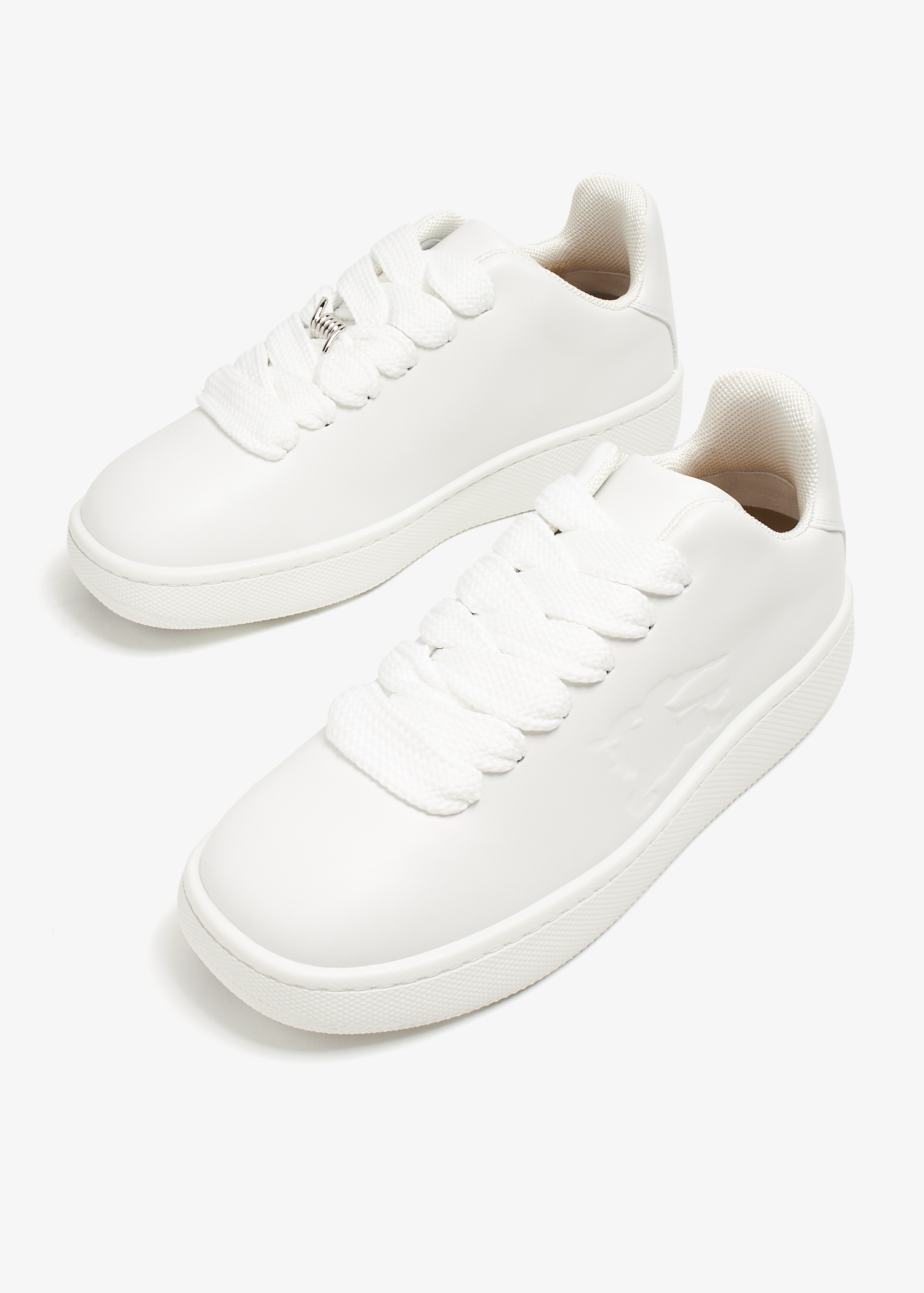 スニーカー Burberry FW24 White leather sneakers (8095553 A1464) White Burberry `Box` Sneakers Burberry - Vitkac Italy