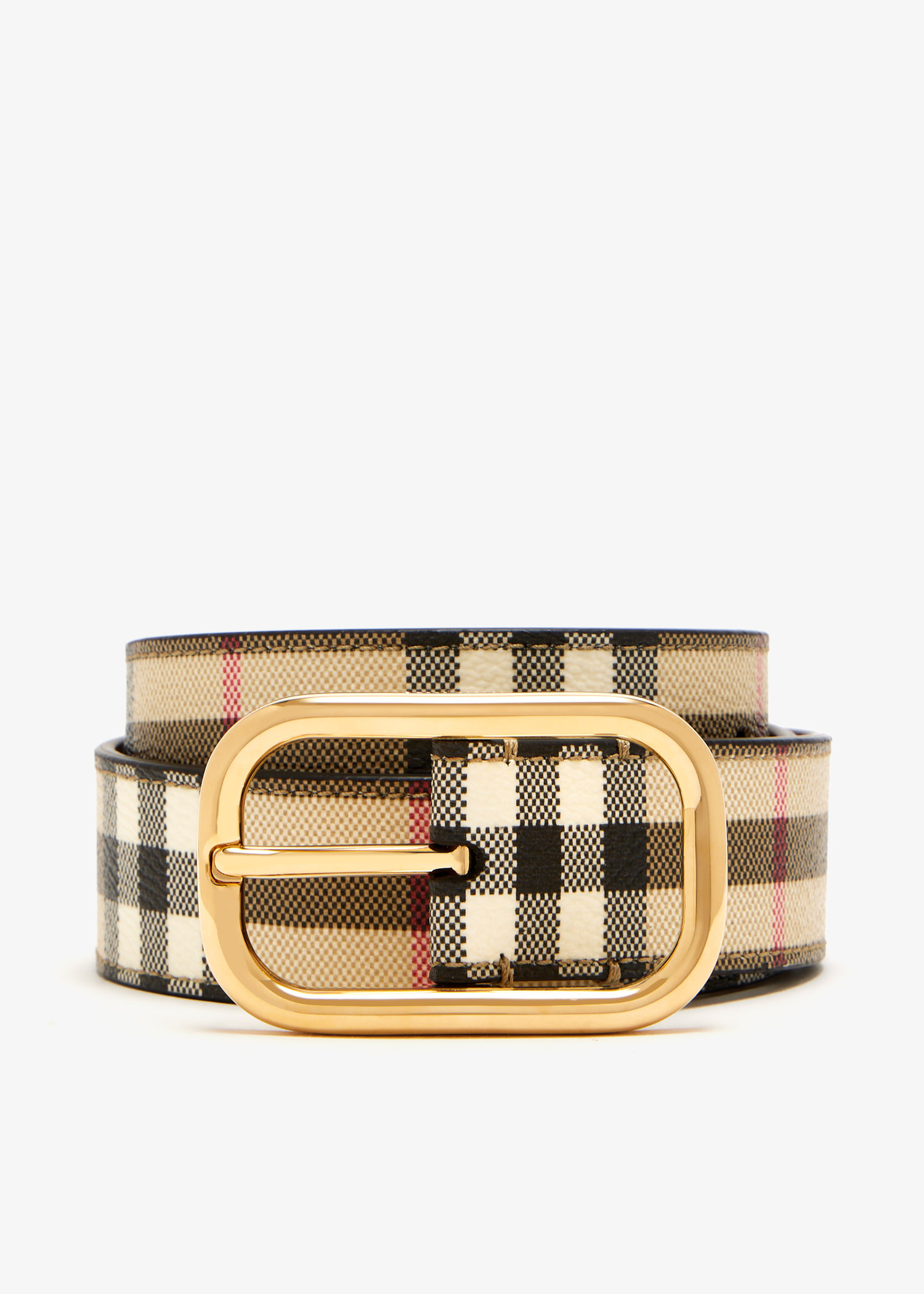 Burberry Vintage Check belt for Women - Printed in UAE