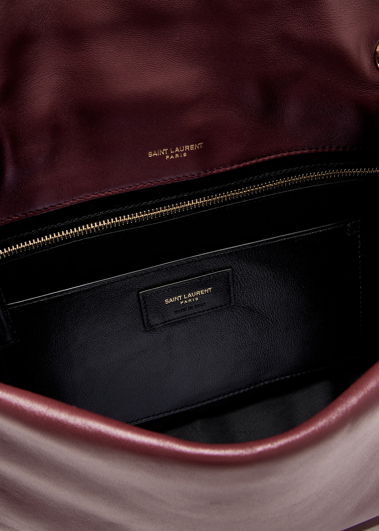 Saint Laurent Jamie 4.3 medium chain bag for Women - Burgundy in