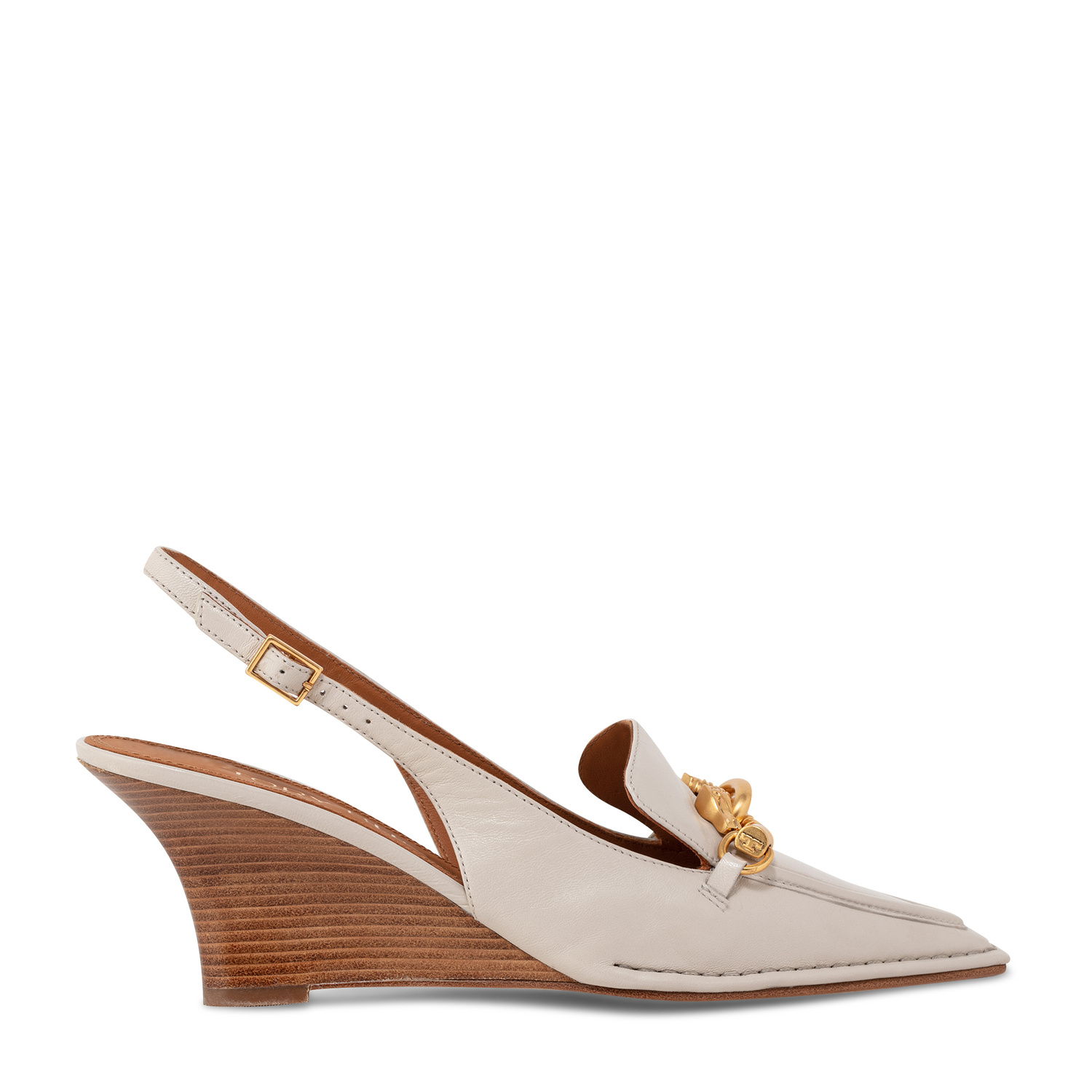 Tory Burch Jessa wedge pumps for Women - White in UAE