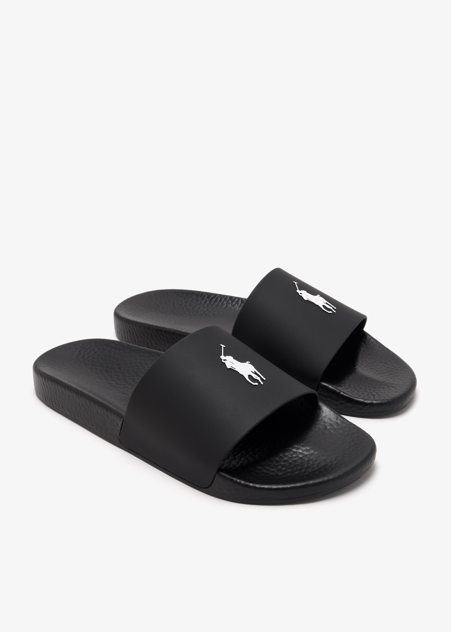 Polo Ralph Lauren Polo slides for Men - Black in USA | Level Shoes