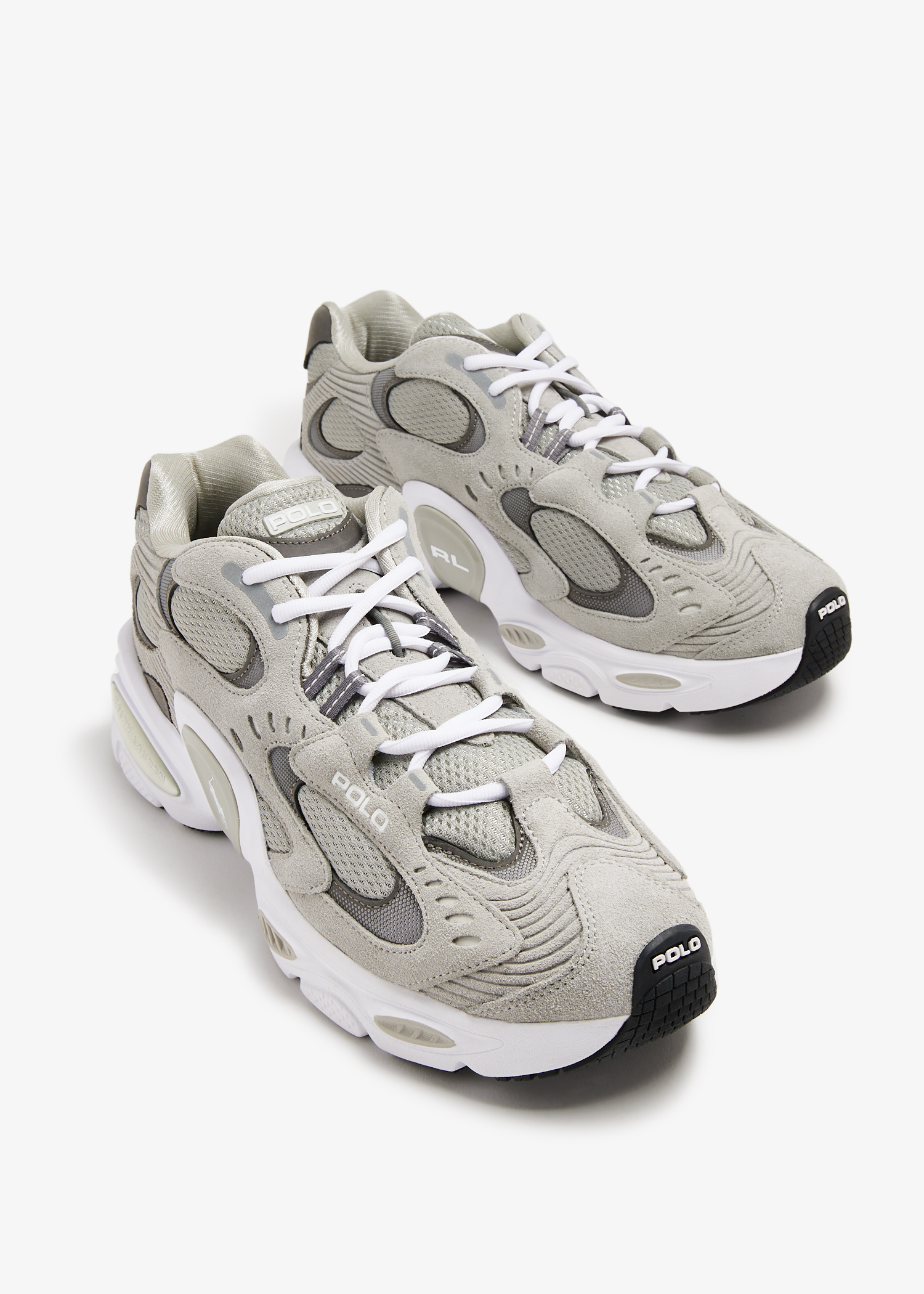 Polo Ralph Lauren Modern Trainer 100 sneakers for Men - Grey  display picture 1