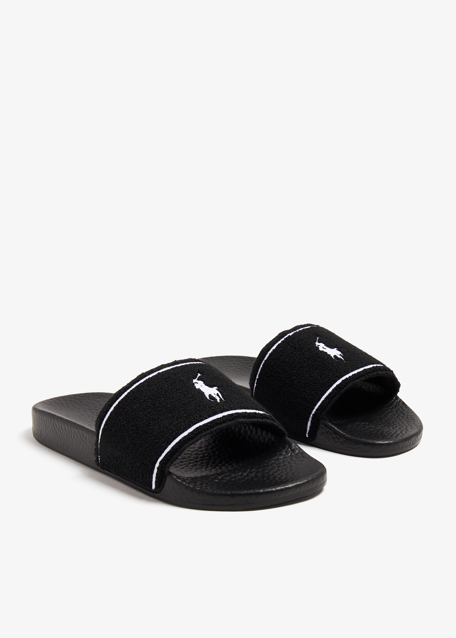 Polo Ralph Lauren Polo slides for Men - Black in UAE | Level Shoes