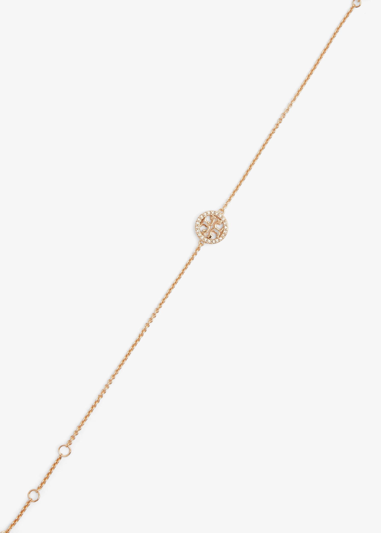 Tory Burch Miller pavé chain bracelet for Women - Gold in Tory Burch Miller pavé chain bracelet for Women - Gold in