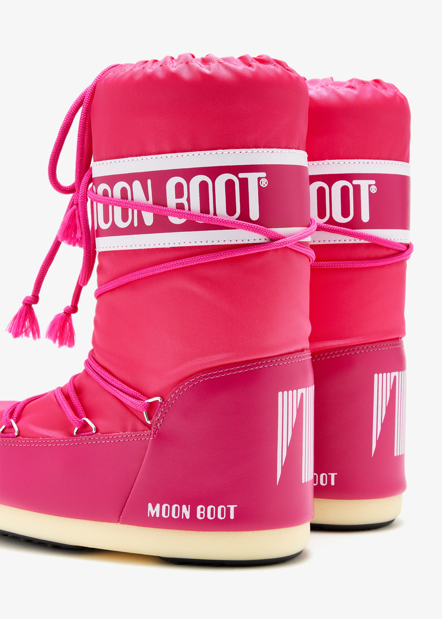 ブーツその他 MOON BOOT Woman Boots Pink 80D1409600 J001 ICON PINK NYLON BOOTS | Moon Boot®