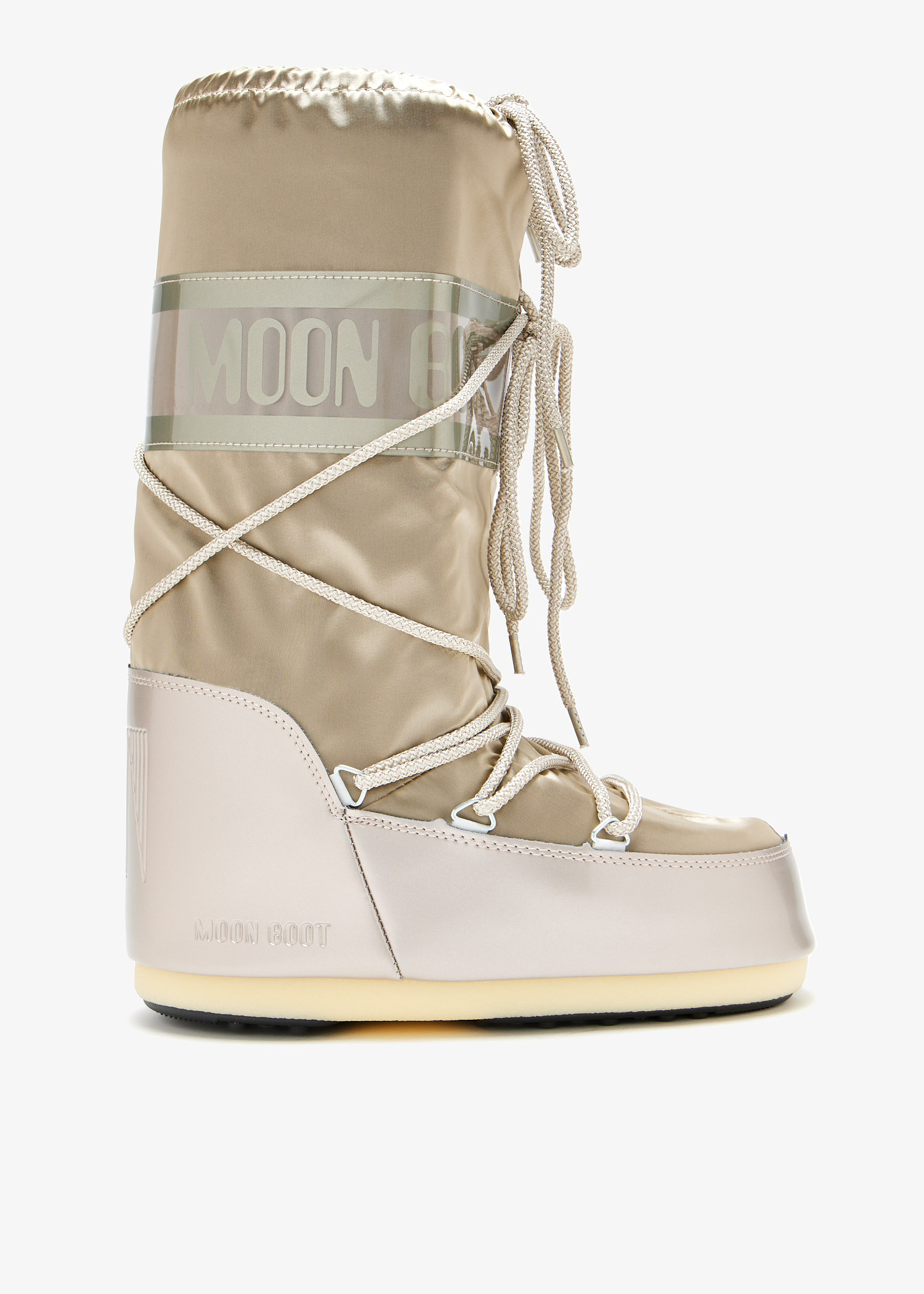 Moon Boot Icon Glance boots for Women - Gold in UAE | Level Shoes
