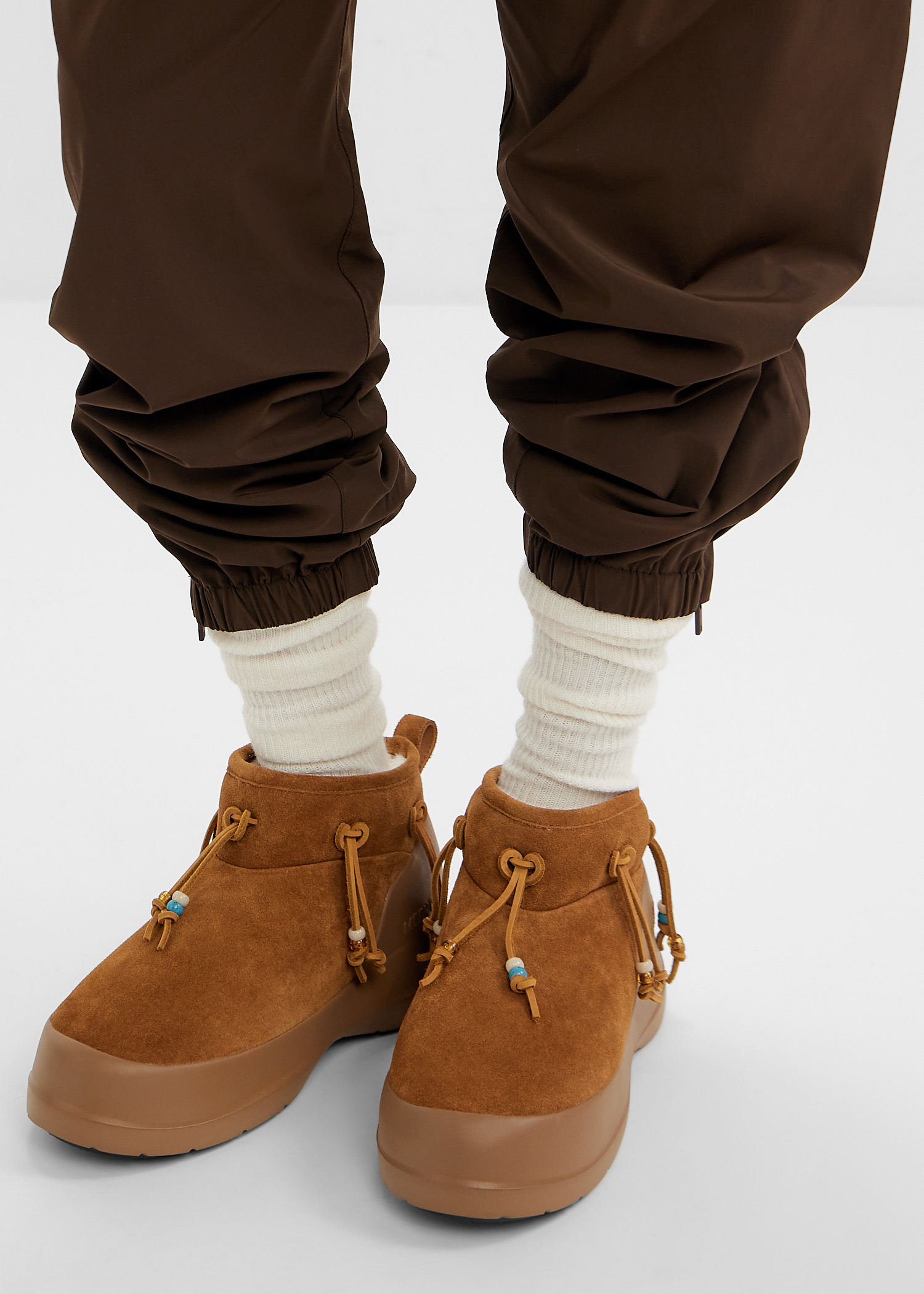ショートブーツ・ブーティ MOON BOOT Caramel suede Luna Low ankle boots (2480040 M008) moon-boot-luna-low-grey-suede-