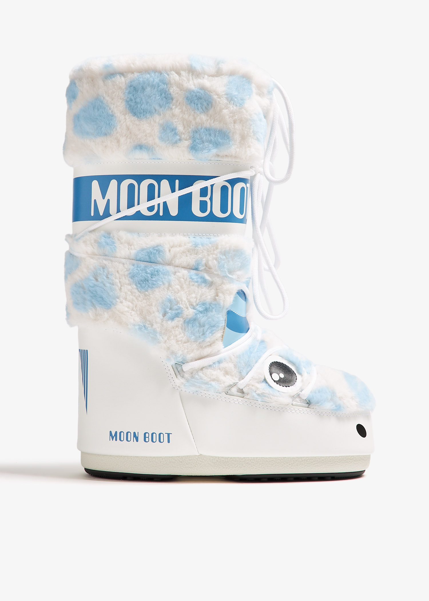 Moon Boot Icon Yeti boots for Girl - White in UAE | Level Shoes