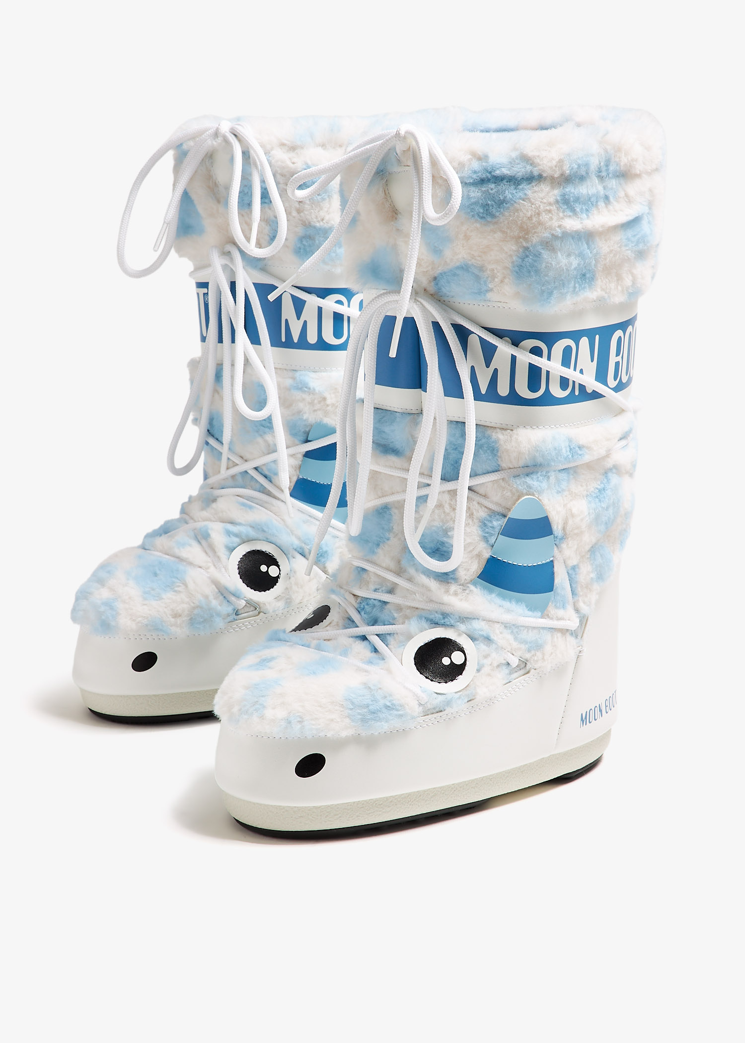Moon Boot Icon Yeti boots for Girl - White in UAE | Level Shoes