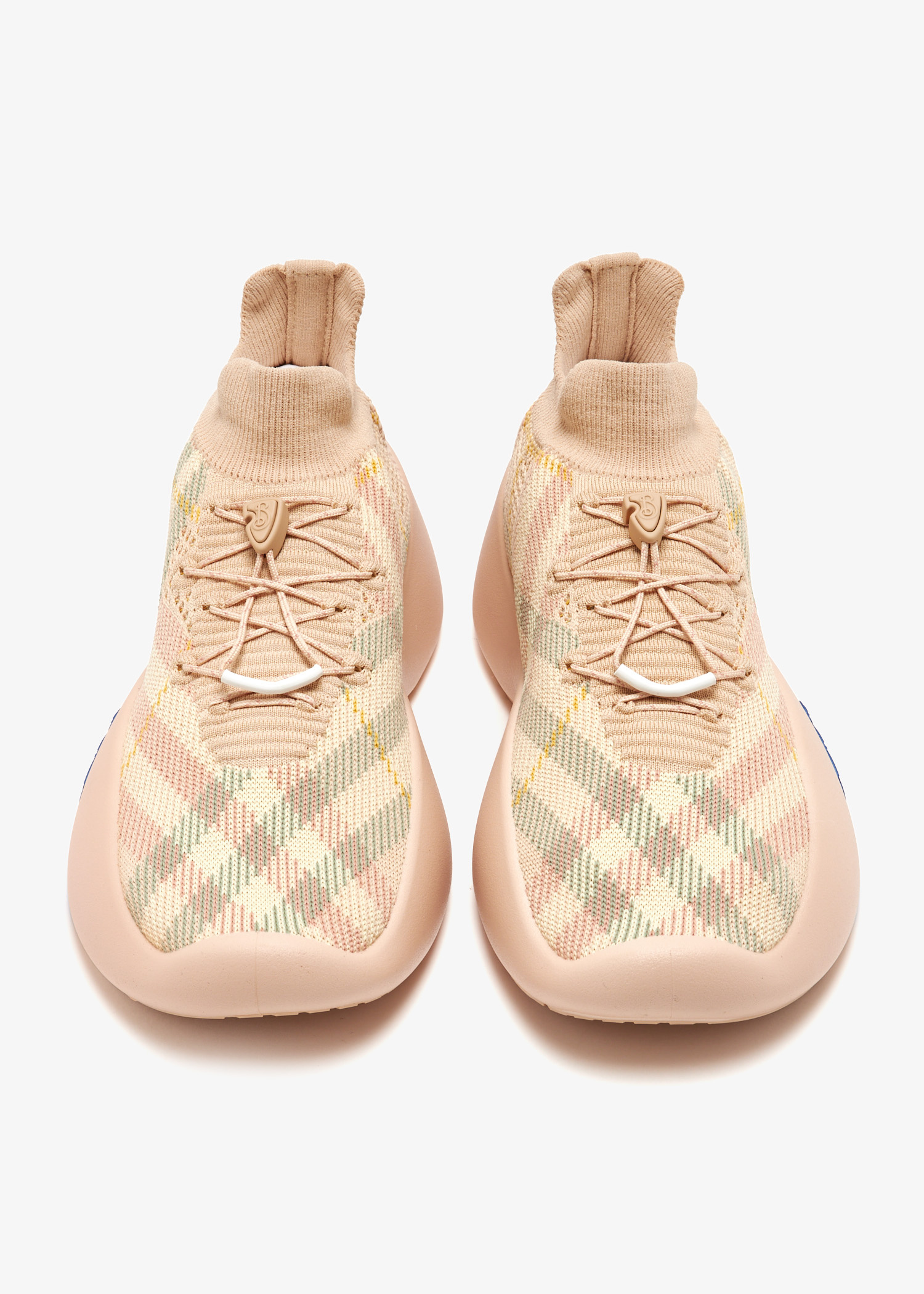 Burberry Check Knit Neptune sneakers for Women - Beige in