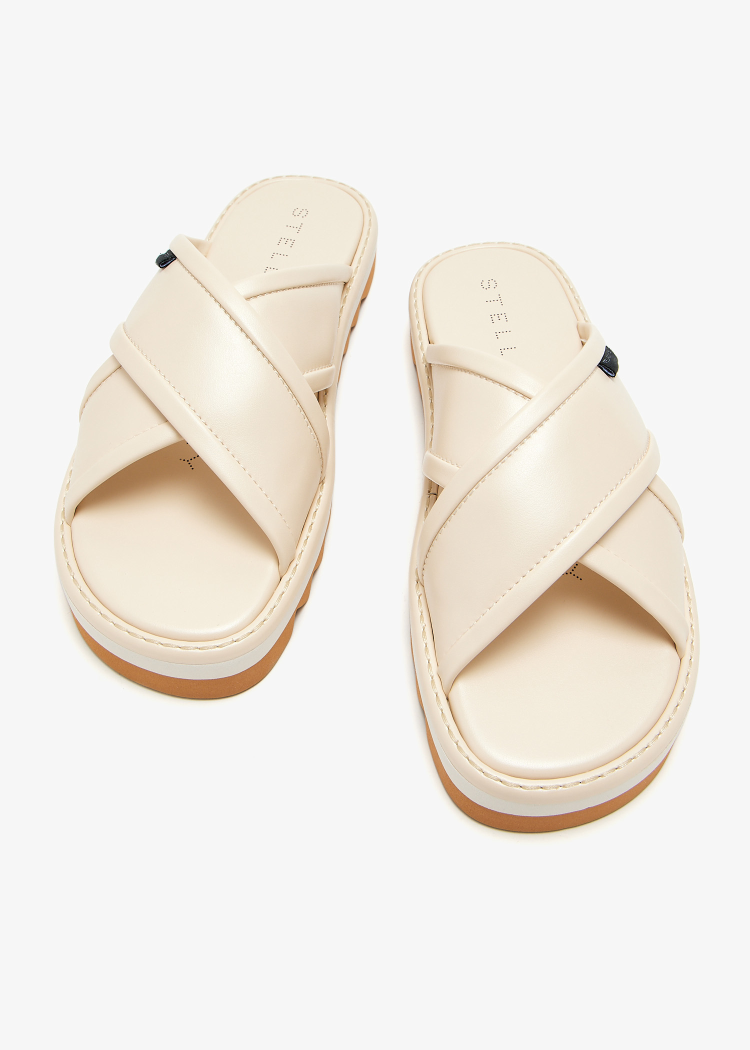 Stella McCartney Sneak-Elyse twisted sandals for Women - Cream in