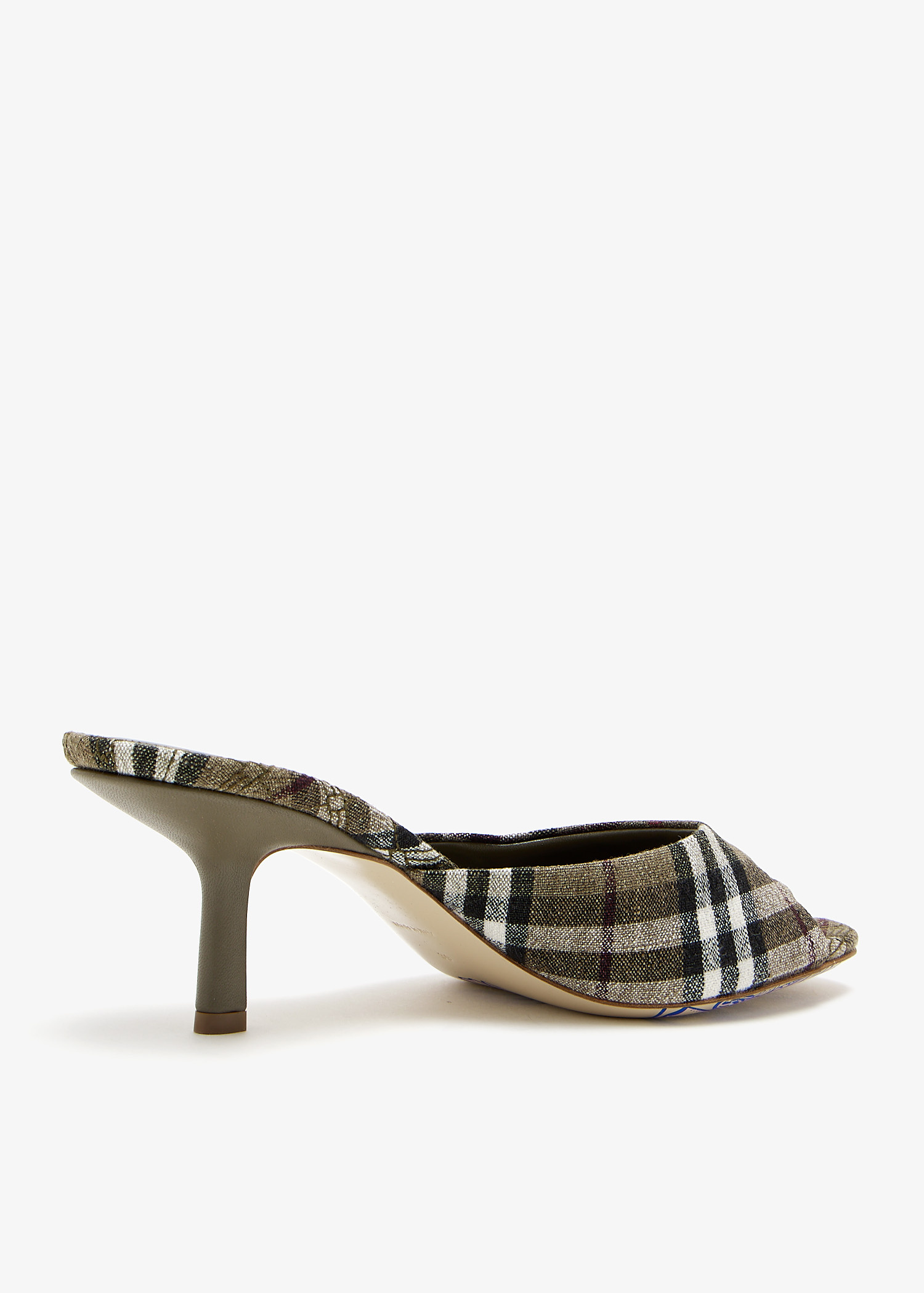 サンダル・ミュール Burberry Embroidered Fabric Mews Mules Burberry Embroidered Fabric Mews Mules (Burberry/サンダル