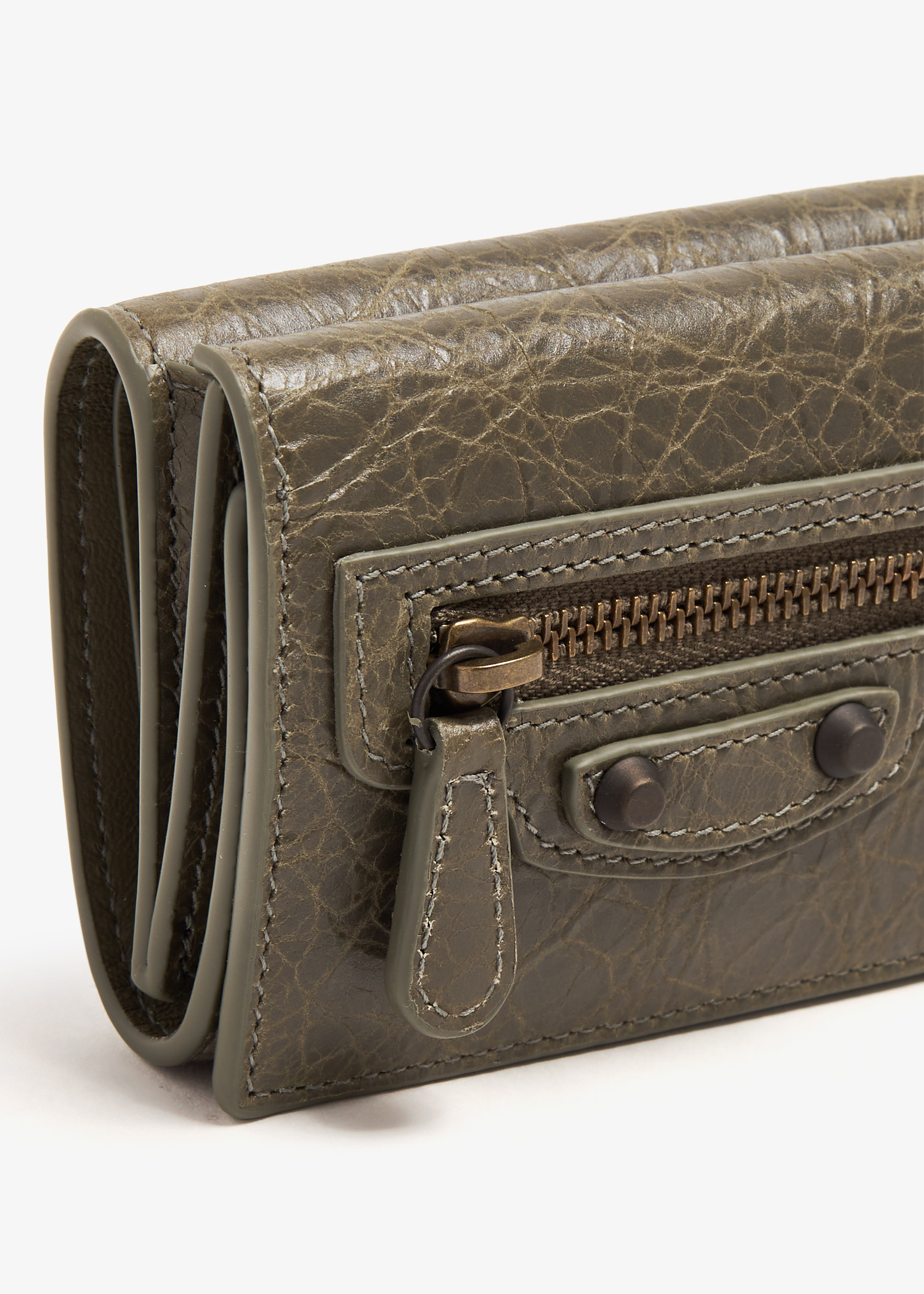 小物 Vintage BALENCIAGA wallet green BALENCIAGA Mini Logo Leather Wallet Light Green for sale online | eBay
