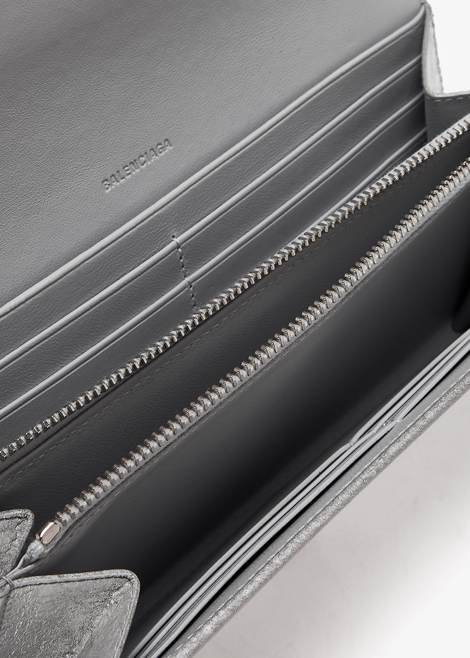 小物 00s Balenciaga City Long Wallet Silver Women's Le City Money Long Wallet in Silver | Balenciaga US