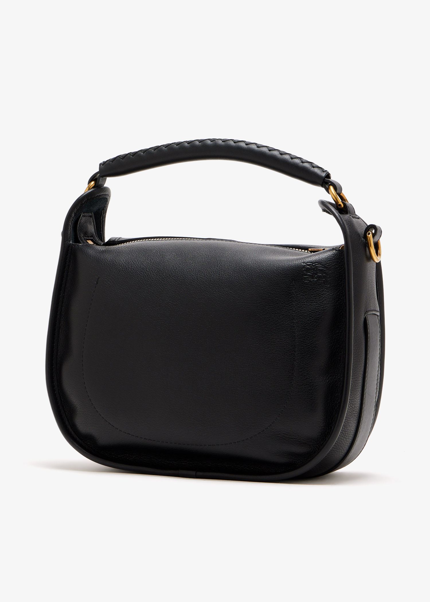 Burberry Small B Clip nessenger bag for Women - Black in KSA