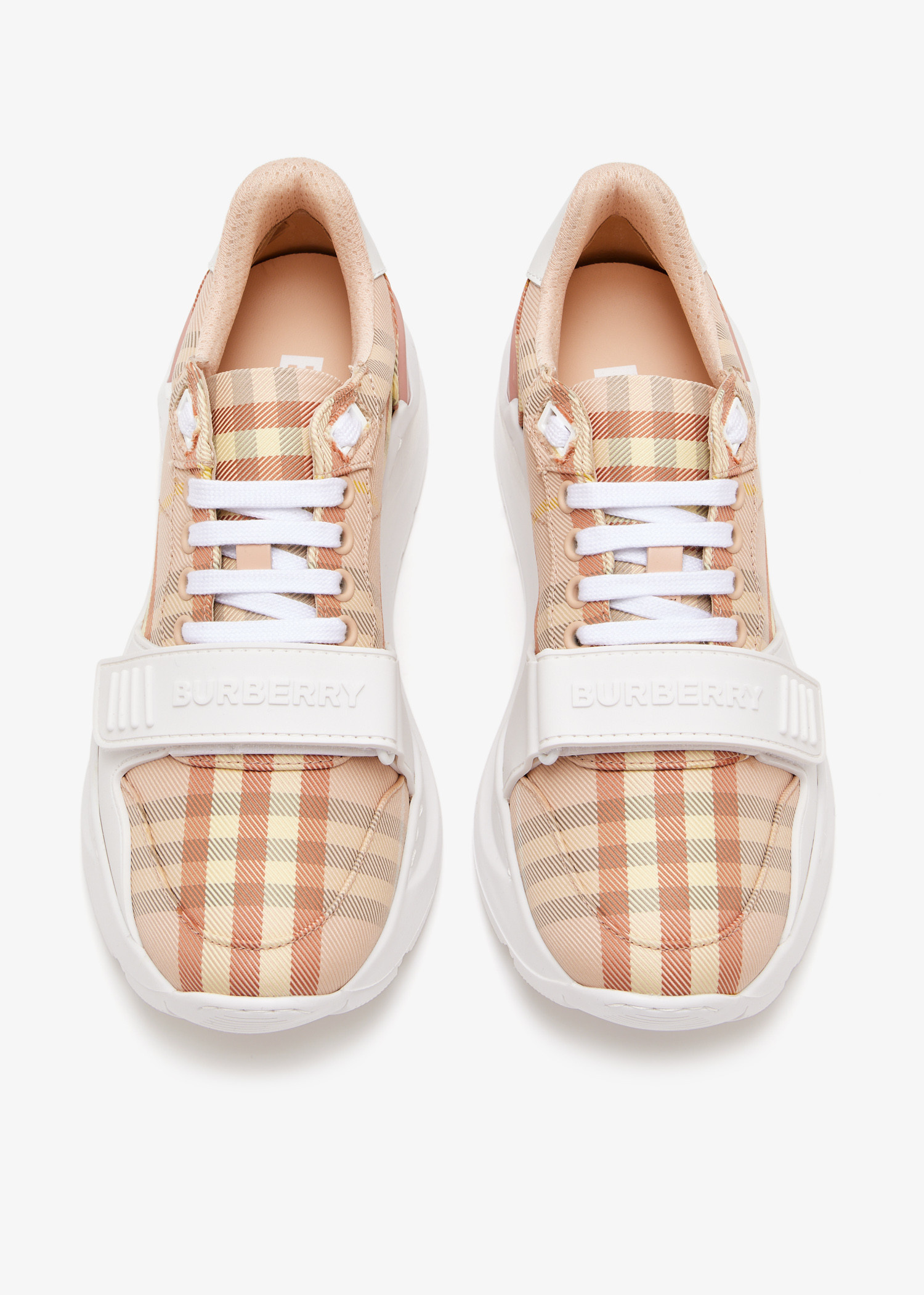 Burberry Check sneakers for Women - Printed in KSA | Level Shoes