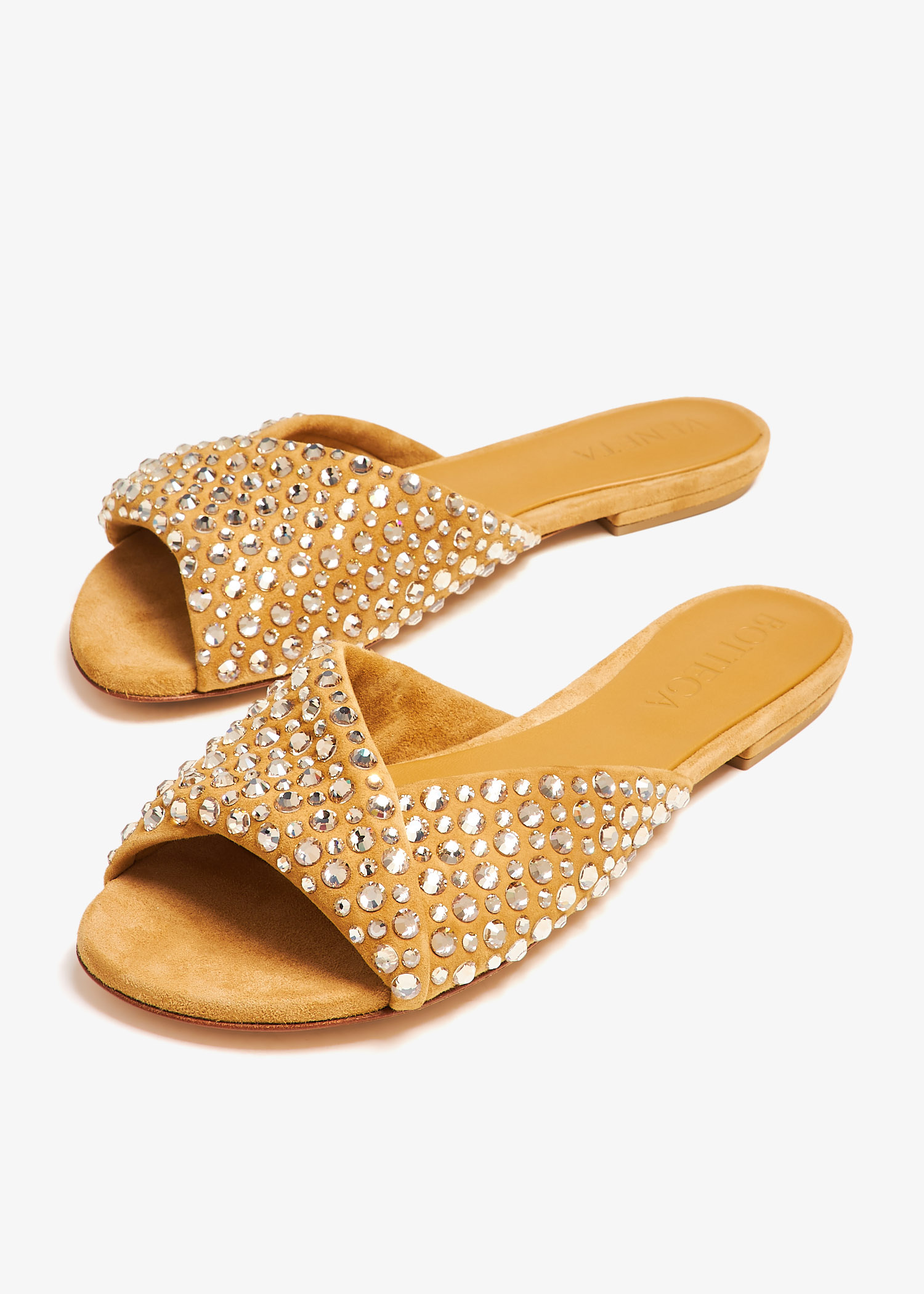 Bottega Veneta Blink flat sandals for Women - Beige in UAE