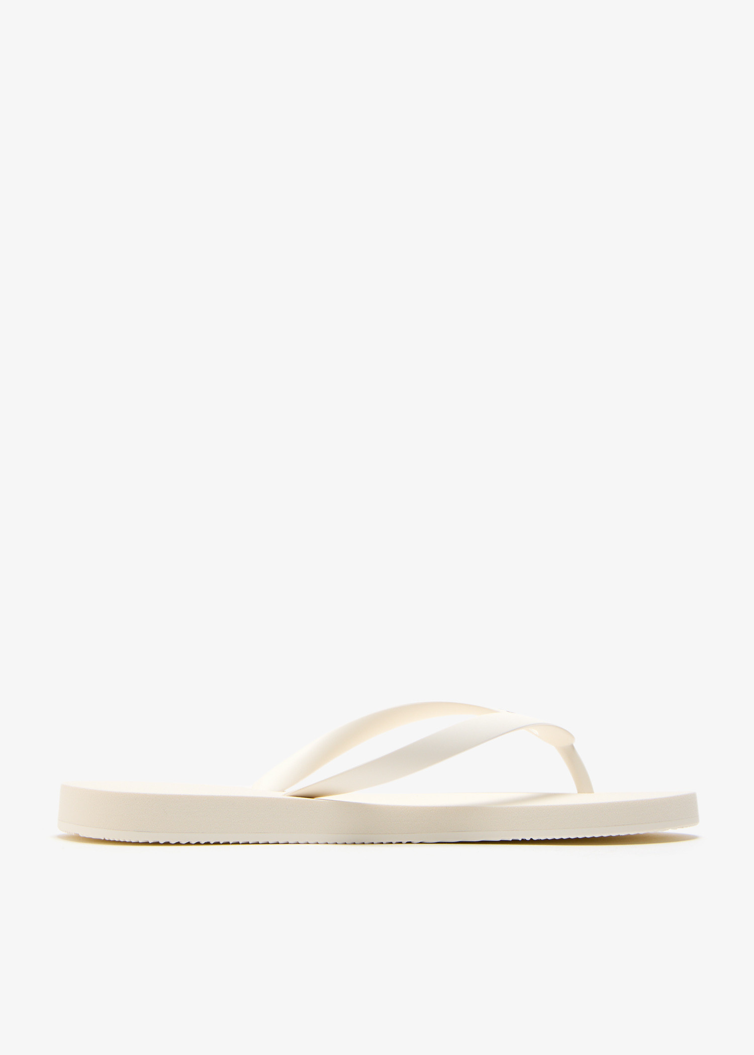 BALENCIAGA ライズトング スムースナッパ ロゴ サンダル ホワイト Balenciaga Logo thong sandals for Women - White in USA | Level Shoes