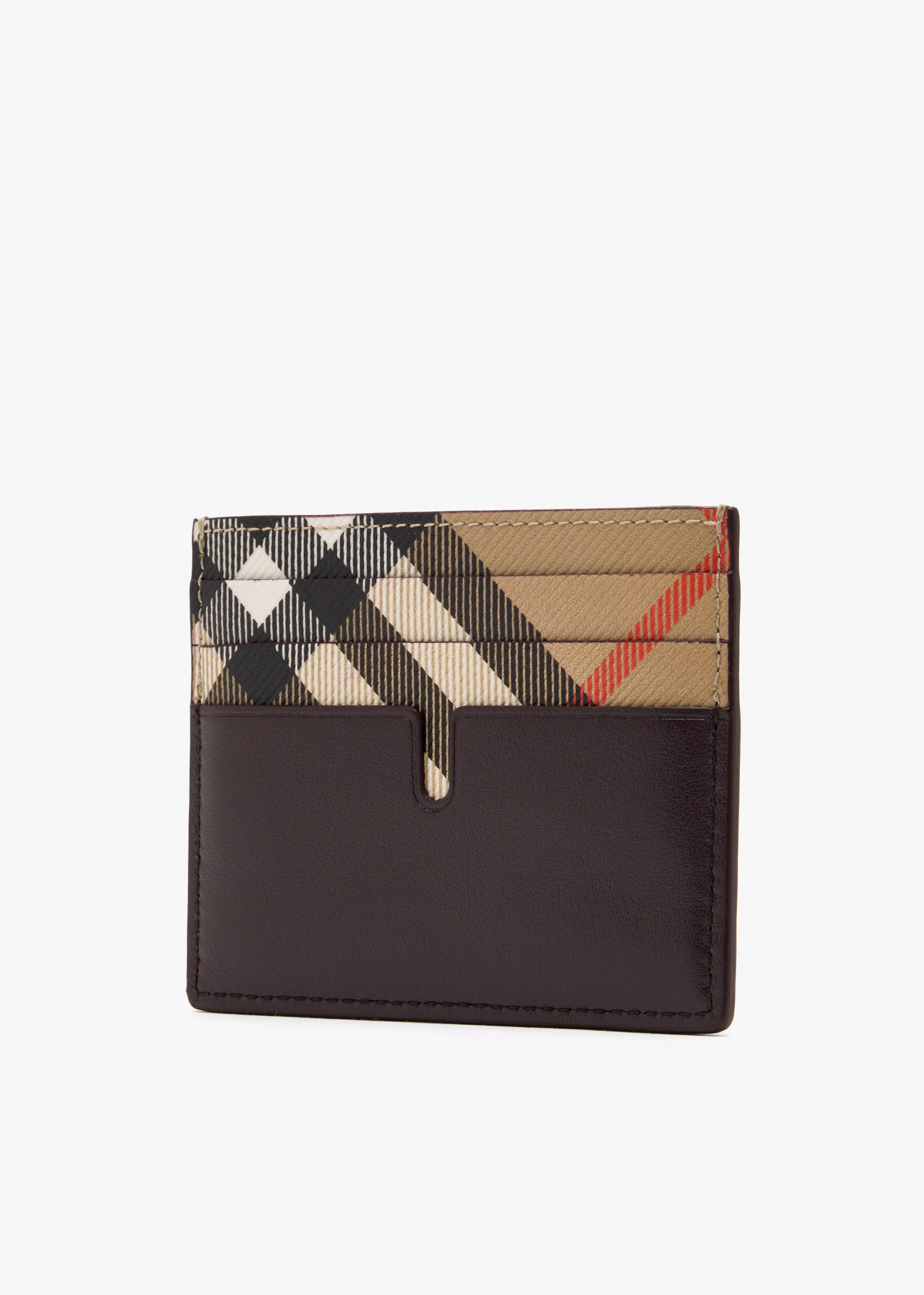 Burberry Tall Pop check card case for Men - Brown in USA | Level Shoes