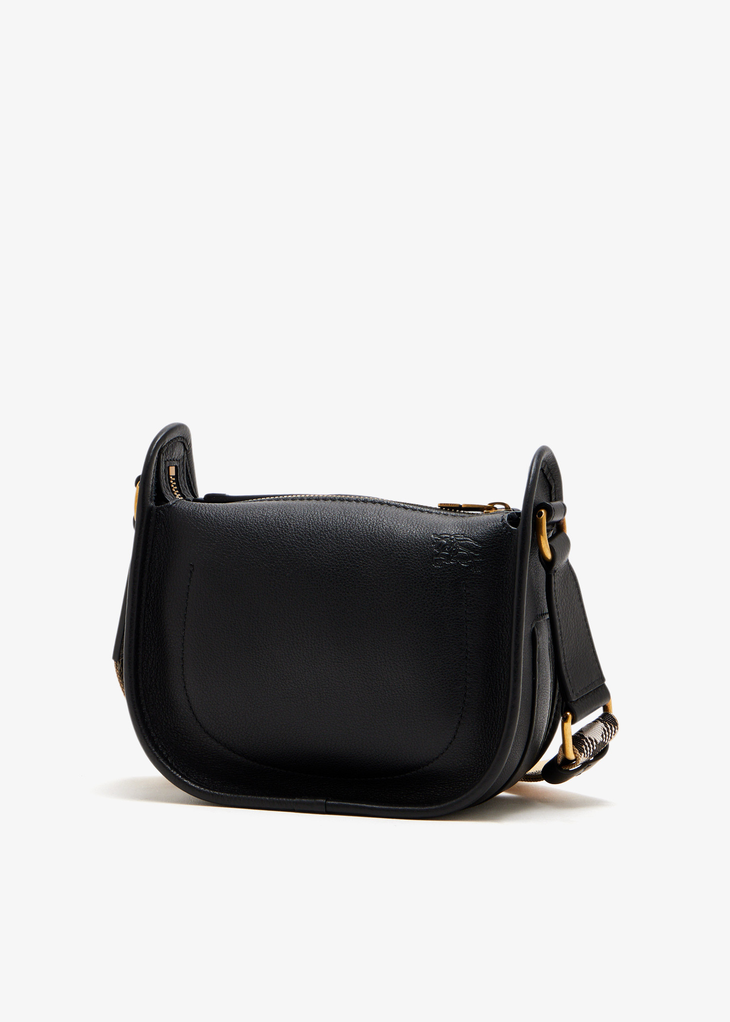 Burberry Mini B Clip messenger bag for Women - Black in KSA