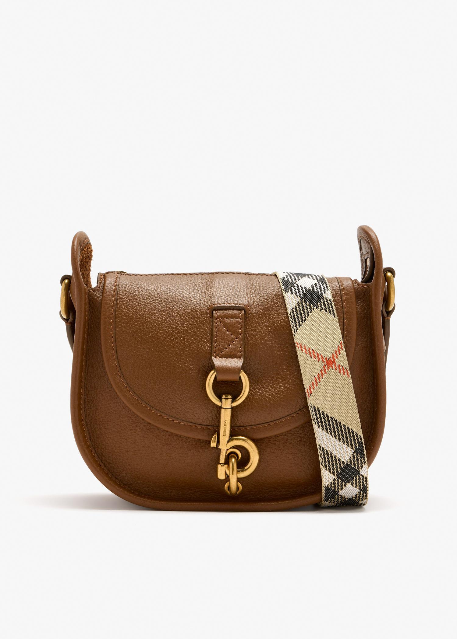 Burberry Mini B Clip Messenger bag for Women - Brown in KSA