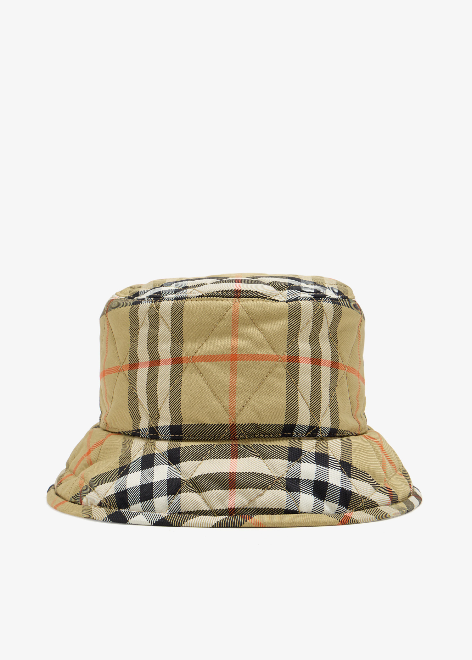 Burberry Quilted Horseshoe bucket hat for Men - Printed in KSA
