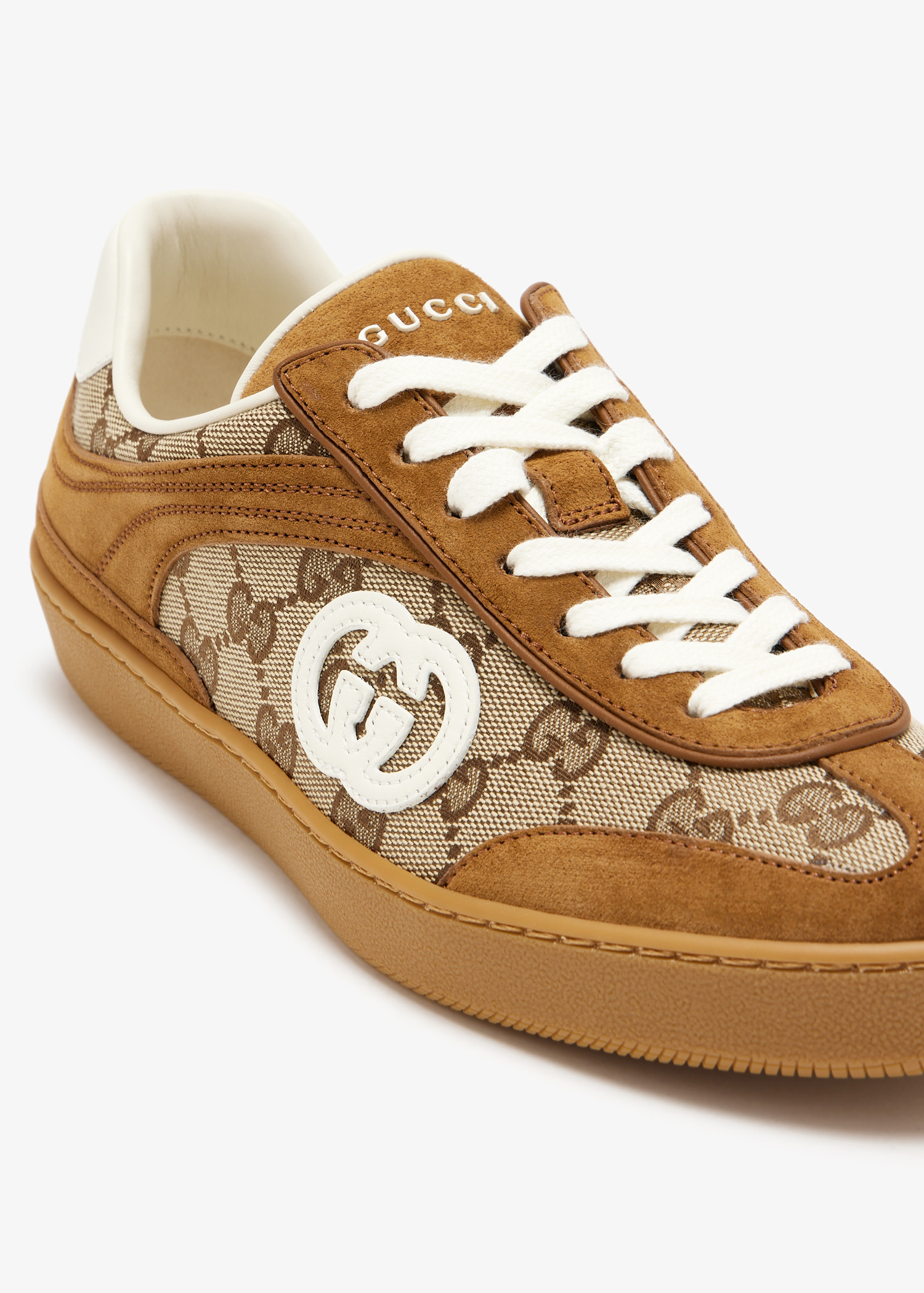 Gucci Interlocking G sneakers for Women - Brown in UAE | Level Shoes
