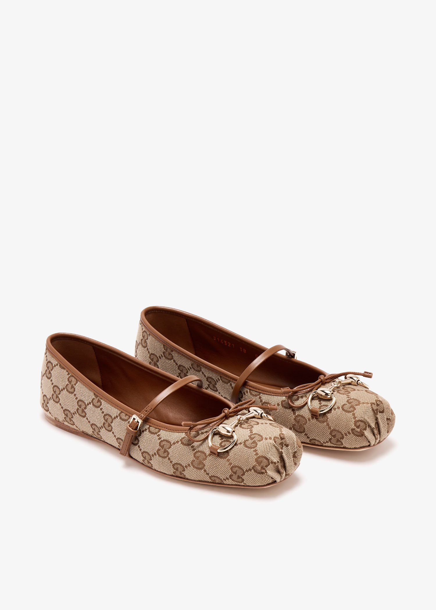パンプス GUCCI Woman Ballet flats Beige s-l400.jpg