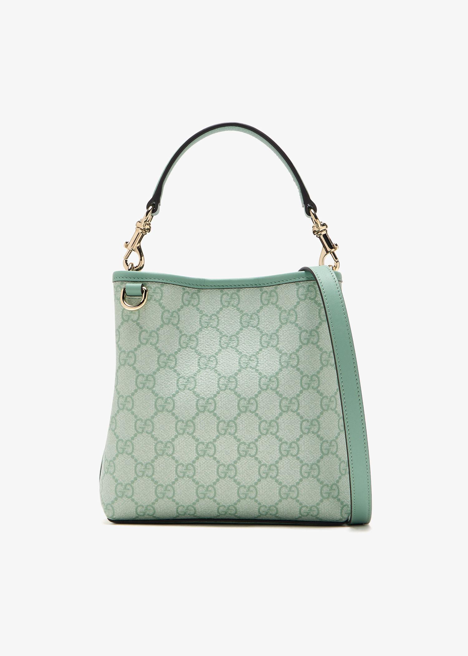 Gucci GG Emblem mini bucket bag for Women - Green in UAE