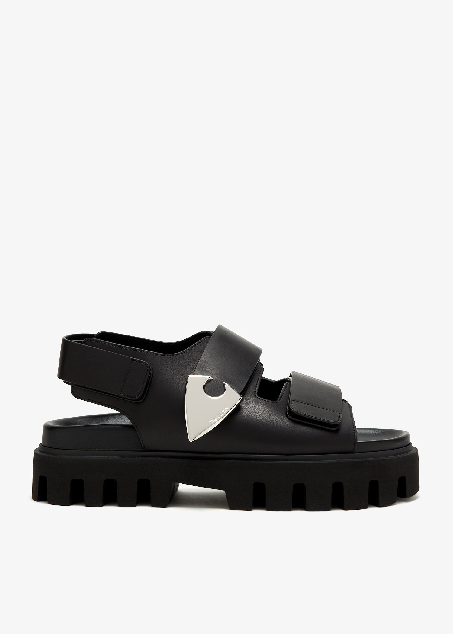 サンダル・ミュール MCQUEEN 'Parachute' sandals Men's Parachute Sandal in Black | Alexander McQueen US