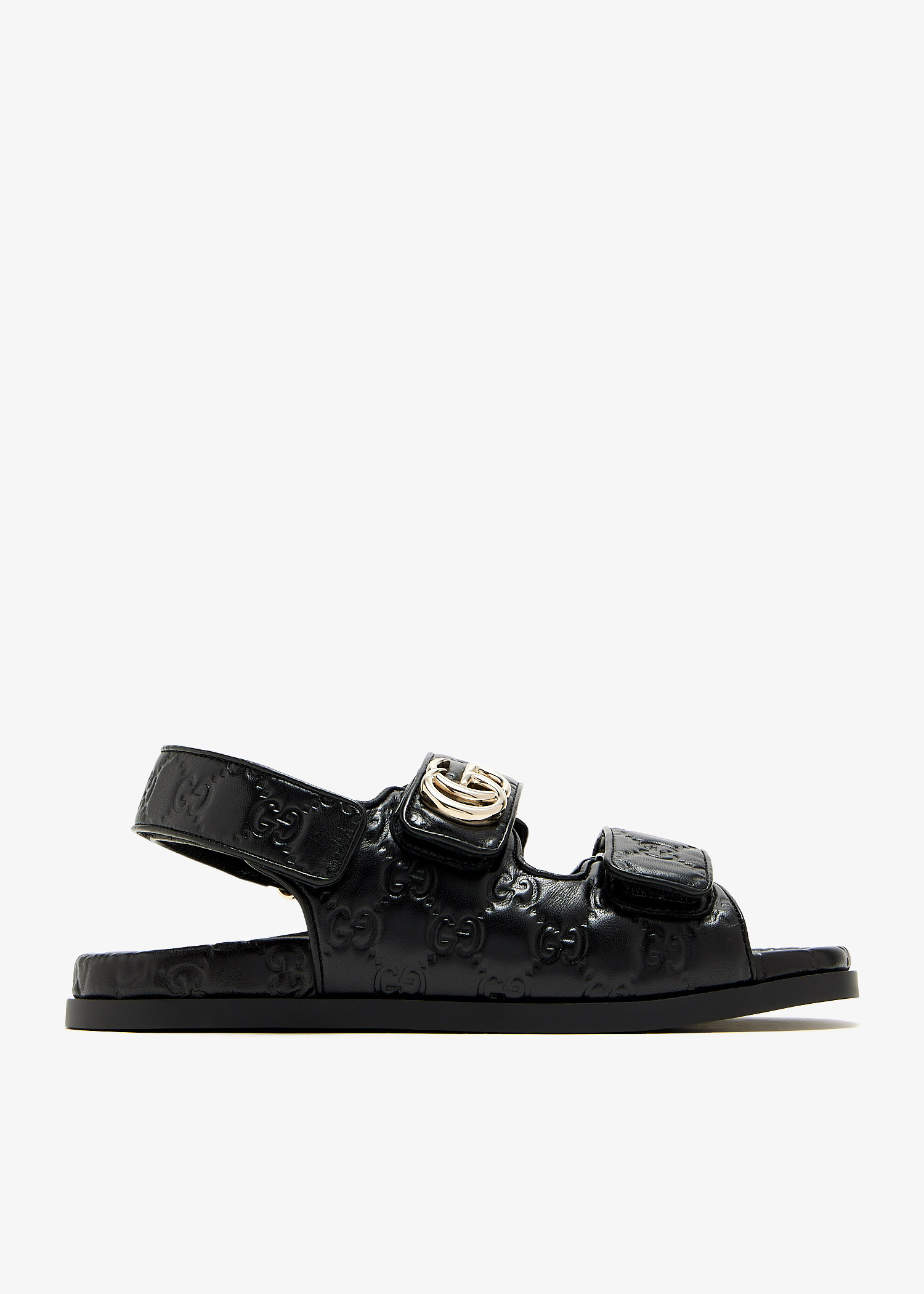 Gucci Marmont Double G sandals for Women - Black in UAE