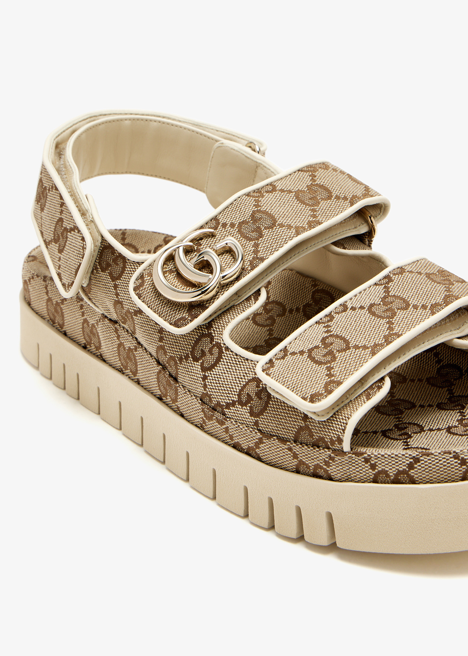 Gucci Double G sandals for Women - Printed in KSA | Level Shoes