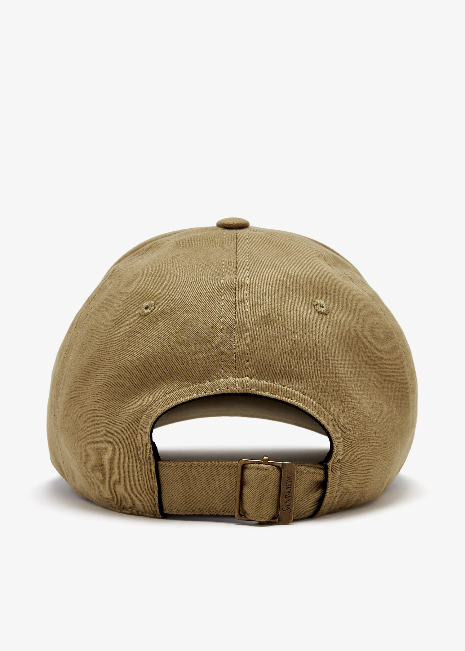 【SAINT LAURENT】 Gabardine Y Varsity Ball Cap - Sand:Ivory Y varsity cap in gabardine | Saint Laurent | YSL DK