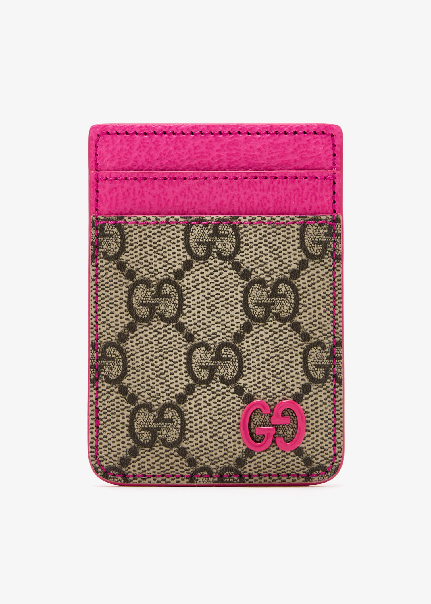Gucci GG magnetic card case for Men - Printed in KSA | Level Shoes