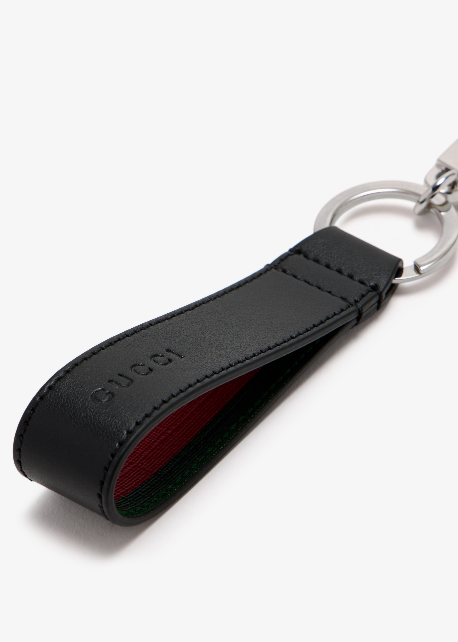 Gucci Hook keychain for Men - Black in UAE | Level Shoes