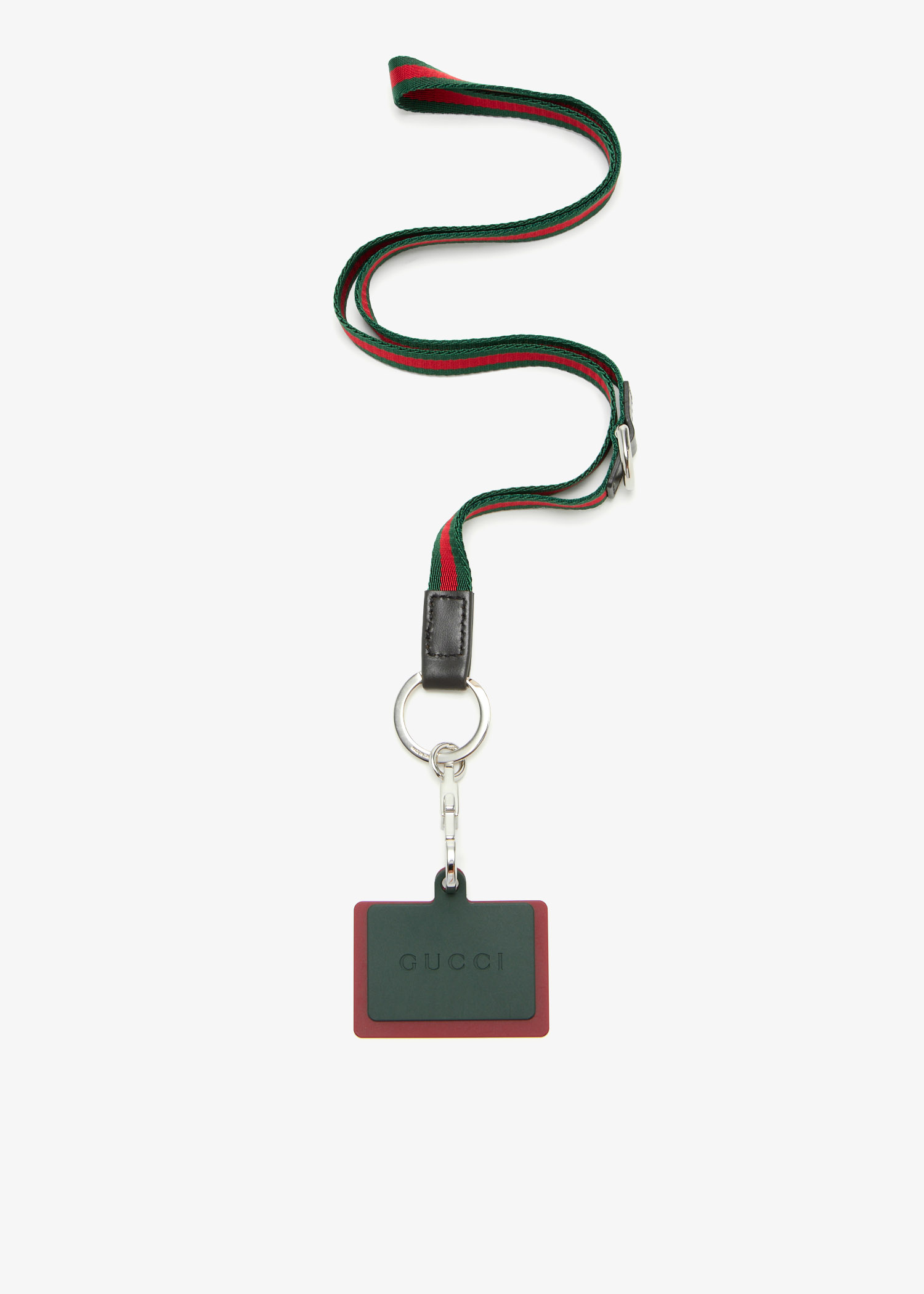 Gucci Web phone strap for Men - Green in UAE | Level Shoes