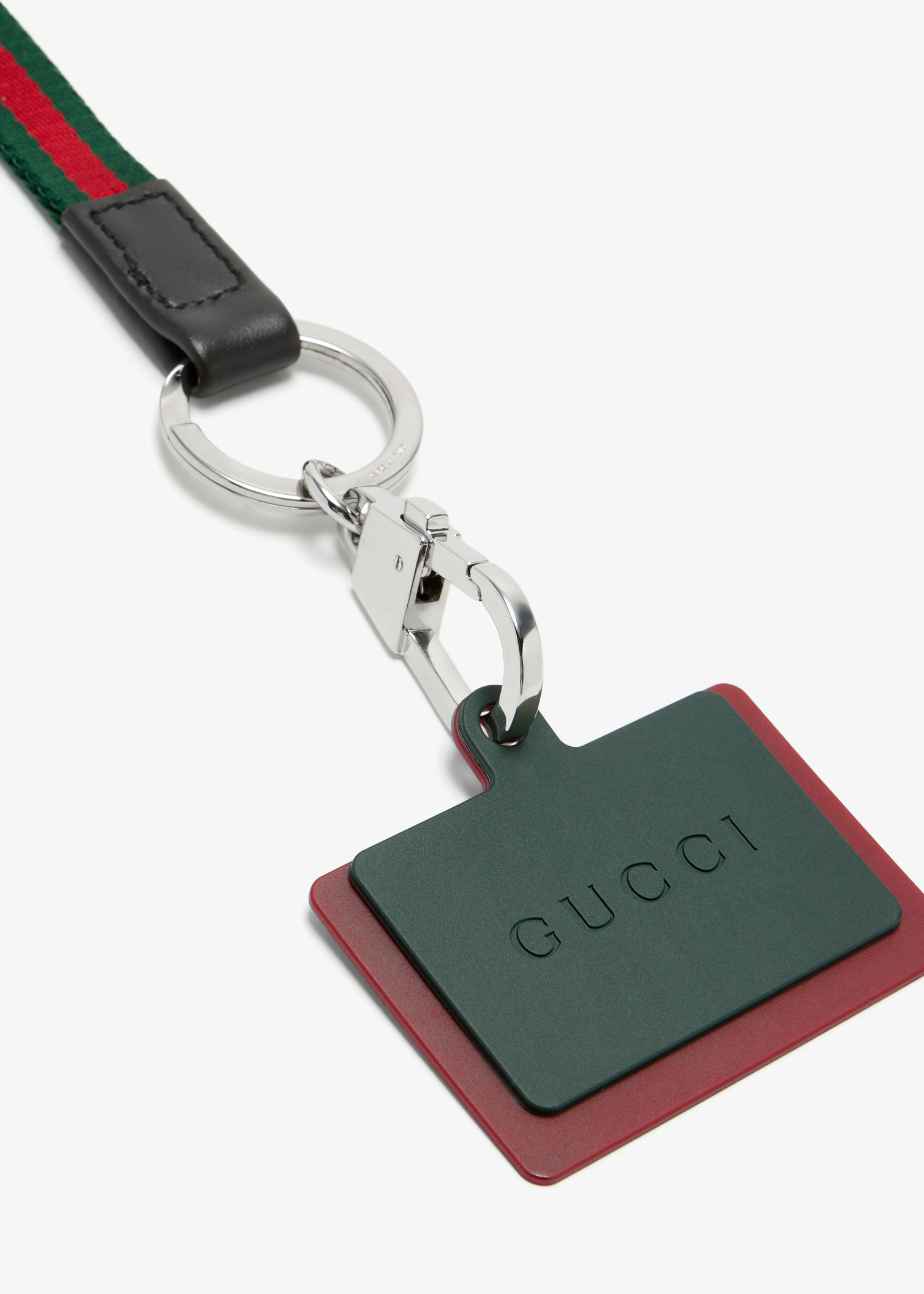 Gucci Web phone strap for Men - Green in UAE | Level Shoes