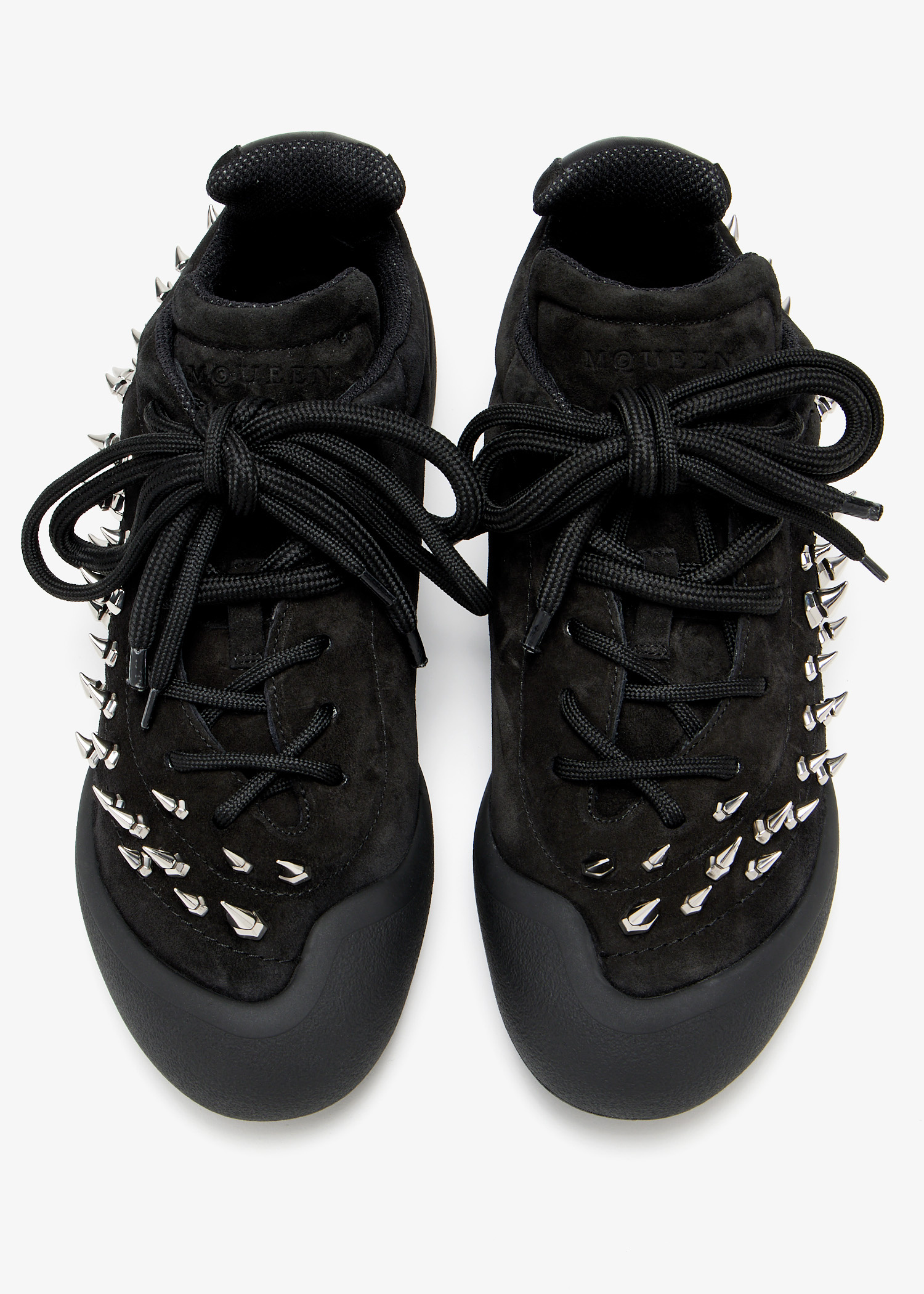 McQueen Flexion studded sneaker for Men - Black in Qatar