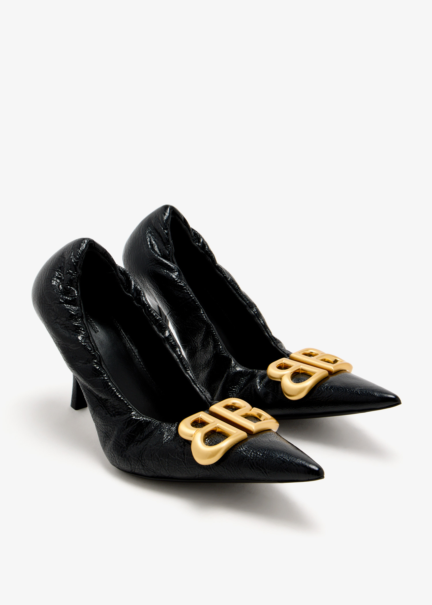 VIP【送料関税込】BALENCIAGA MONACO LEATHER SLINGBACK PUMPS Monaco leather slingback pumps in black - Balenciaga | Mytheresa